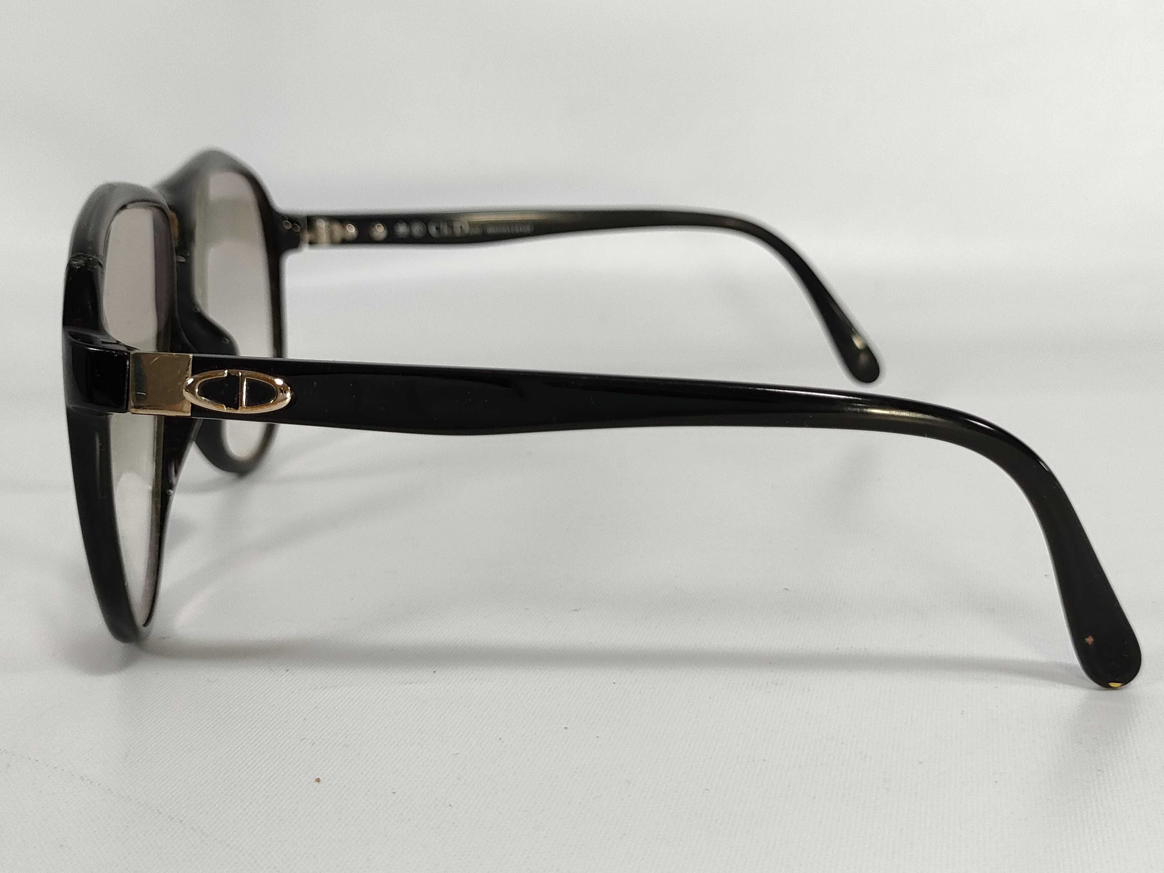 Christian Dior Monsieur Black Optyl Aviator Sunglasses Model 2281A