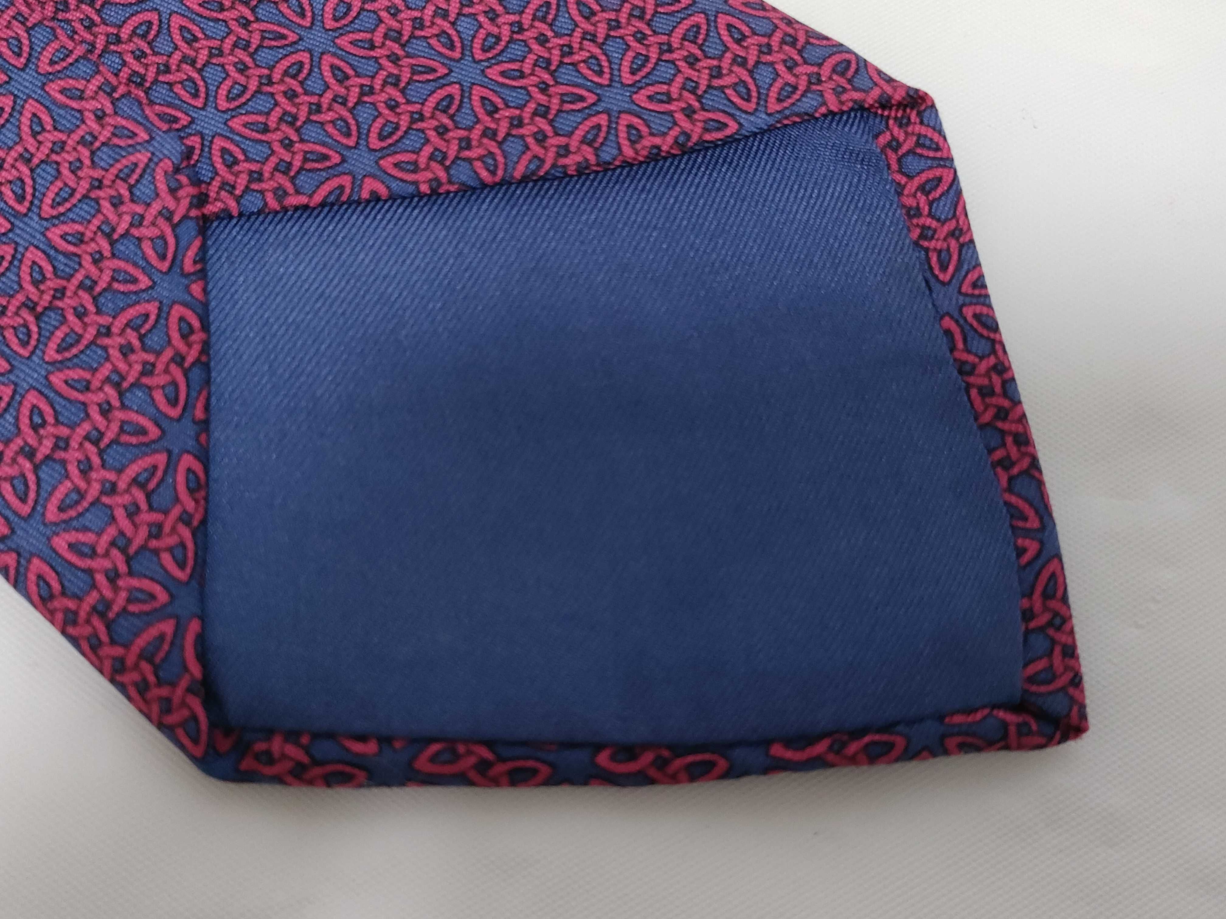 Two Hermes Silk Neckties, Pattern Nos. 7087 and 7474