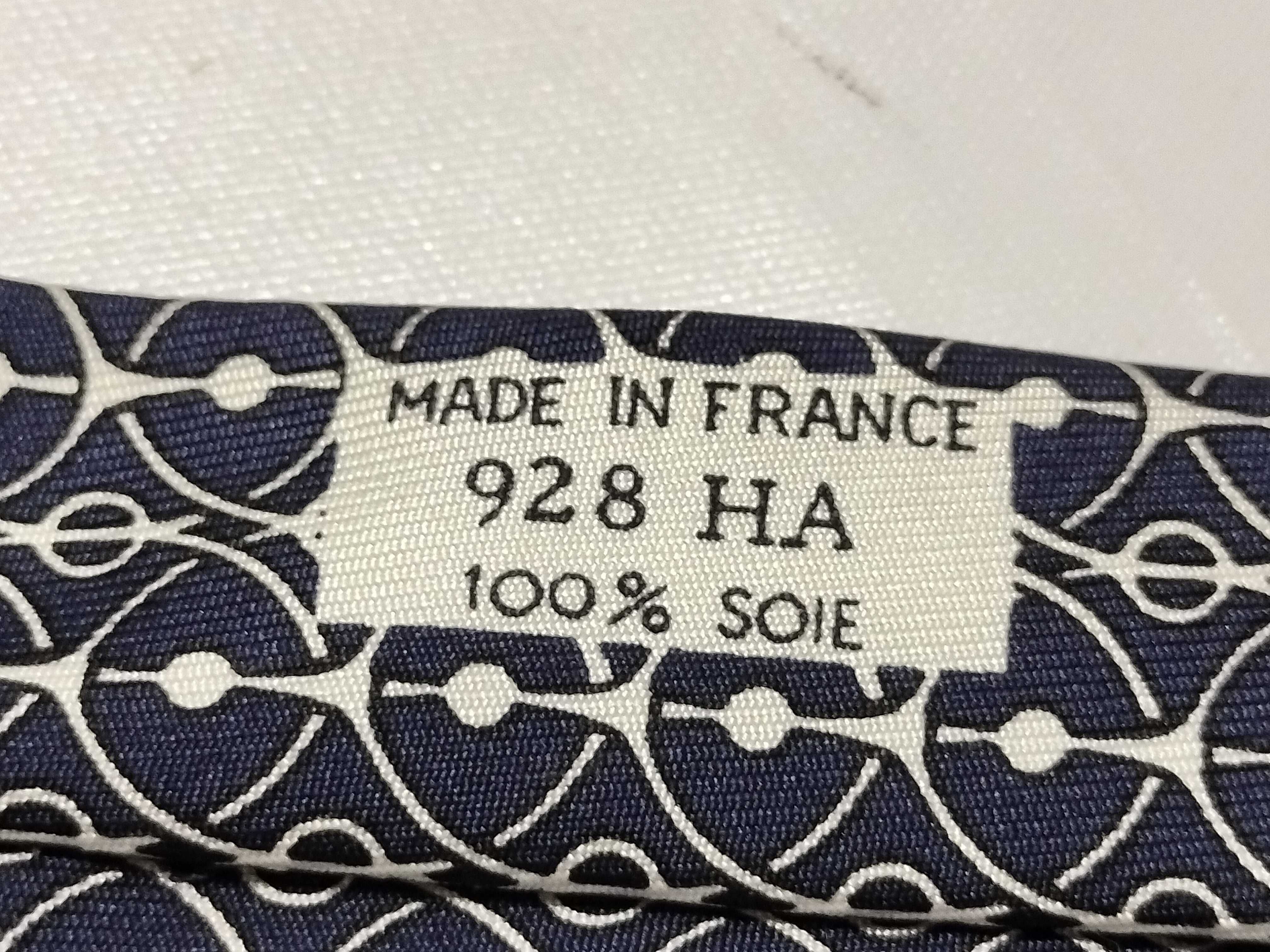 Hermes Silk Geometric Patterned Necktie, 928 HA