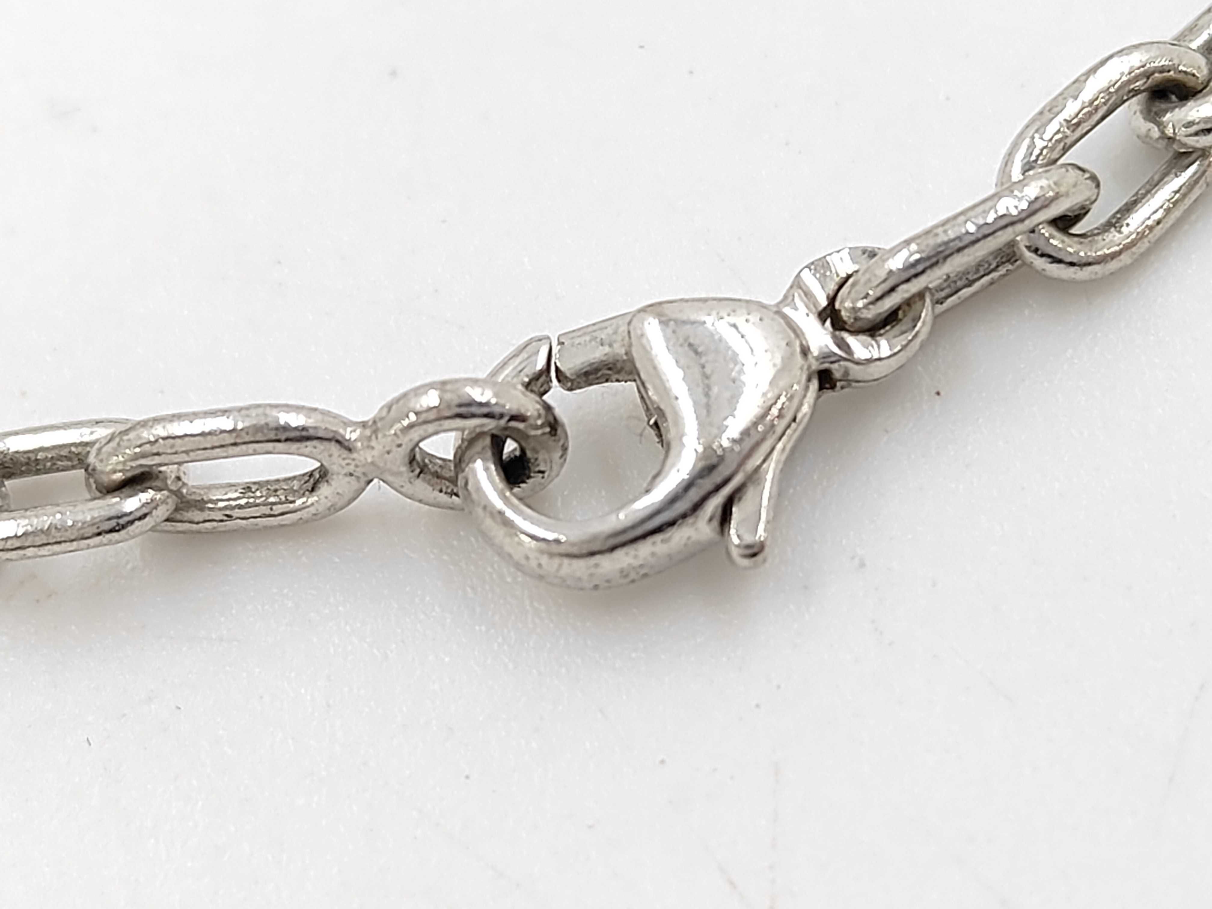 Cartier silver toned metal Double C logo bag charm