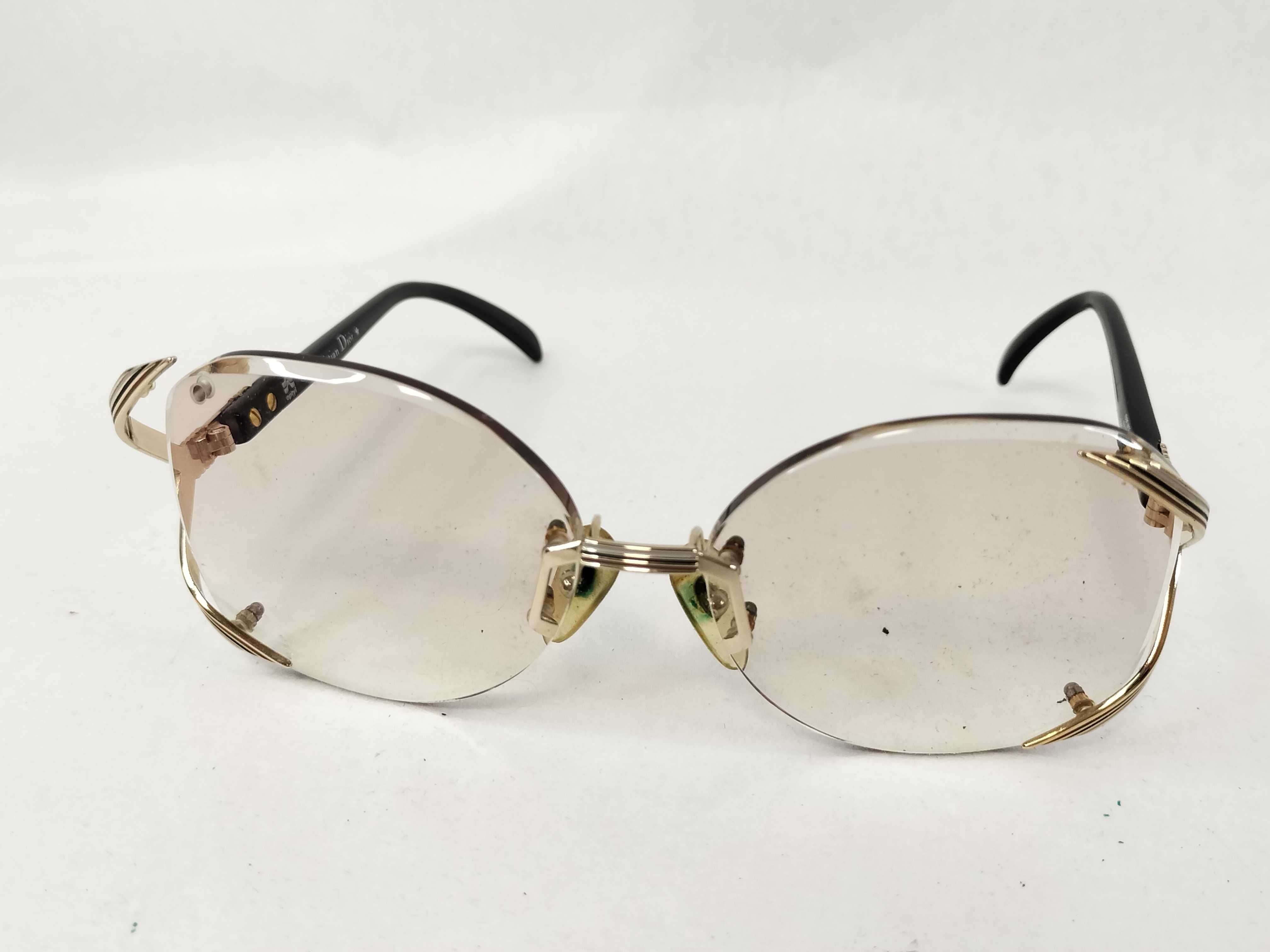 Two Vintage Christian Dior Eyeglass Frames
