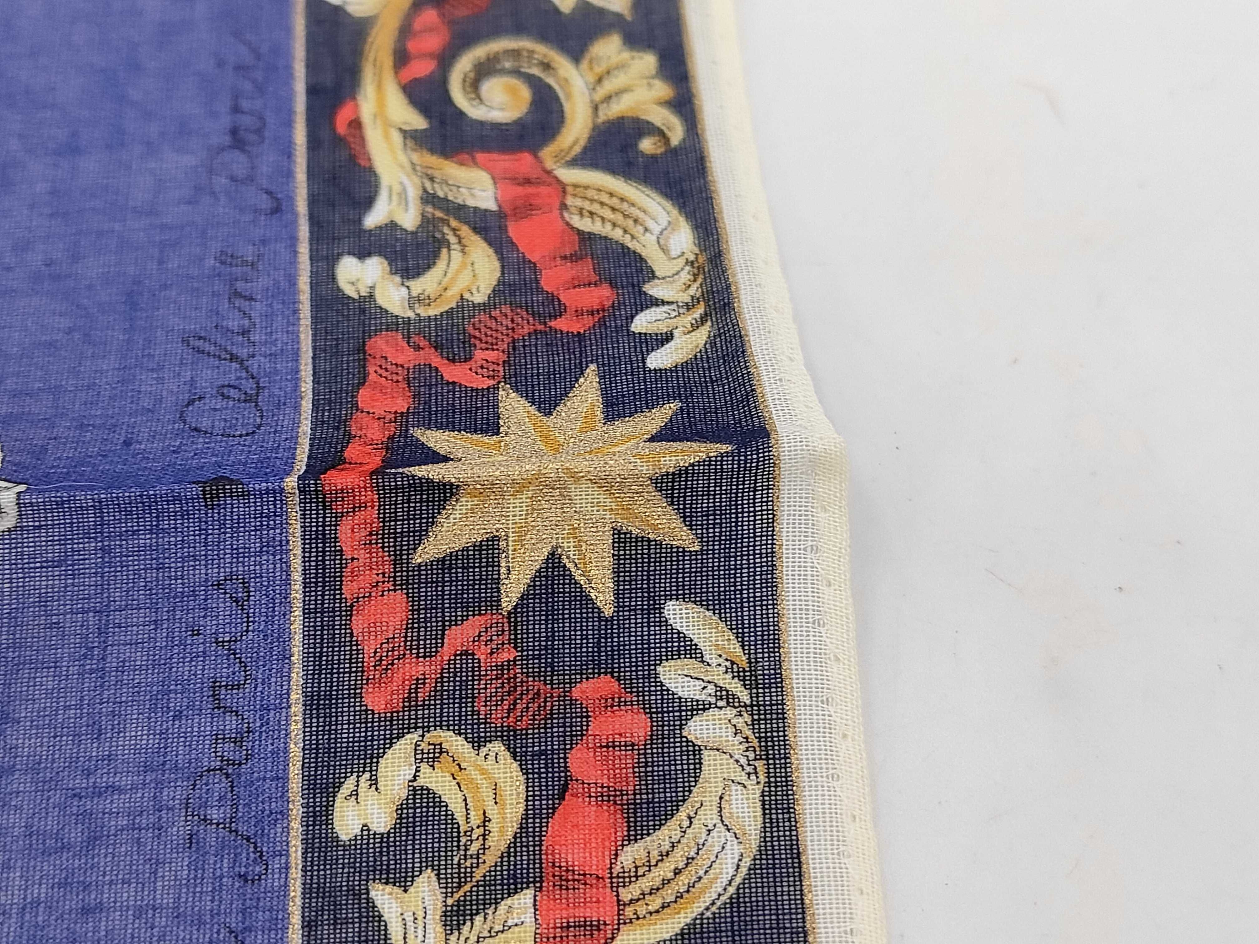 Celine Paris Celestial and Heraldic Motif Cotton Scarf
