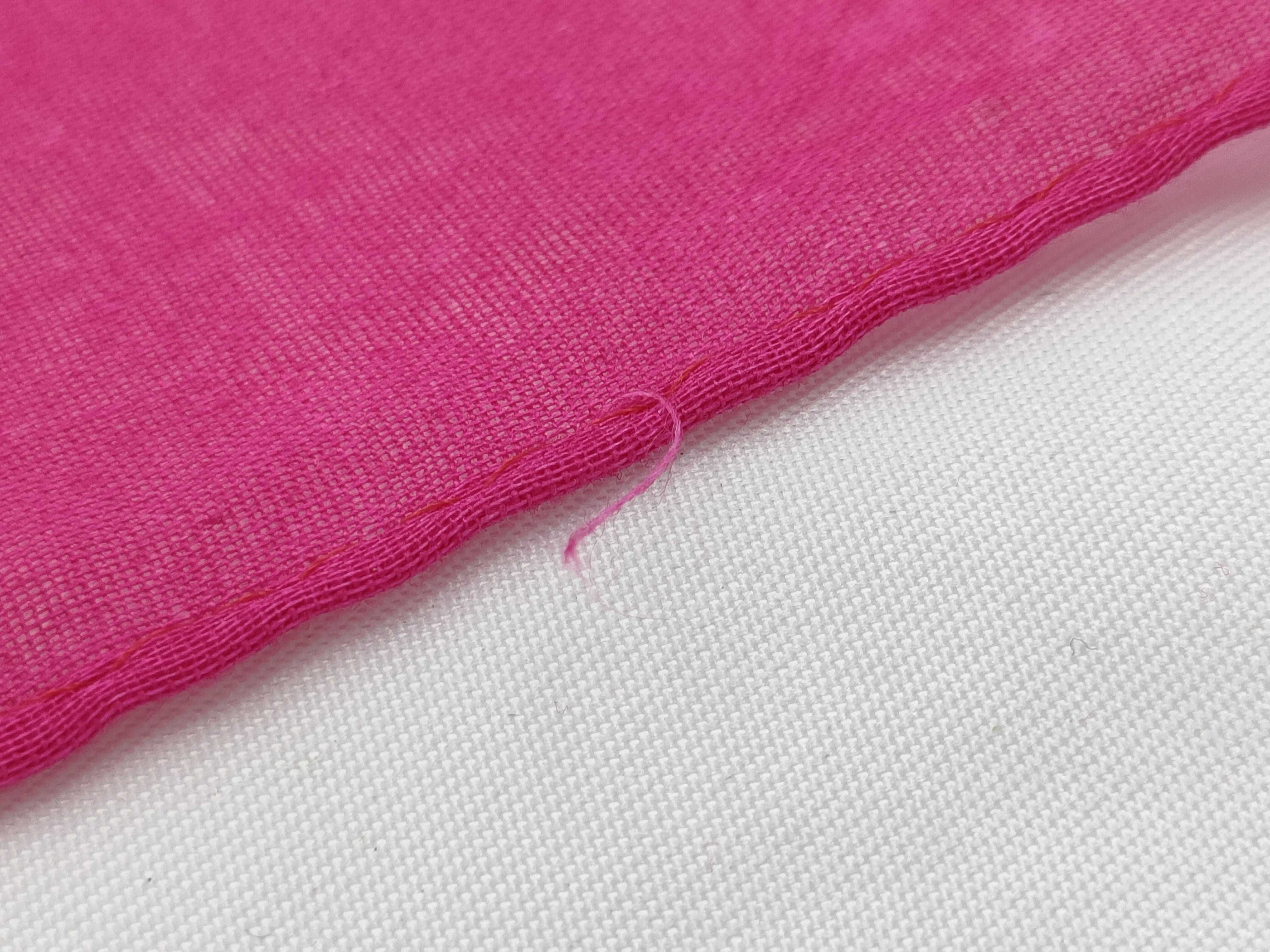 Celine Paris Magenta Cotton Handkerchief with Tarot Card Motif