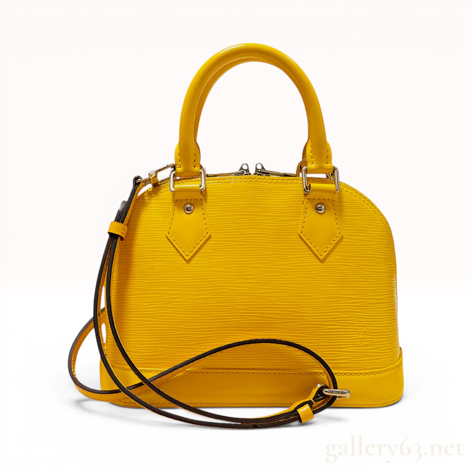 Louis Vuitton Epi Alma BB M40866 Citron 2-Way Handbag
