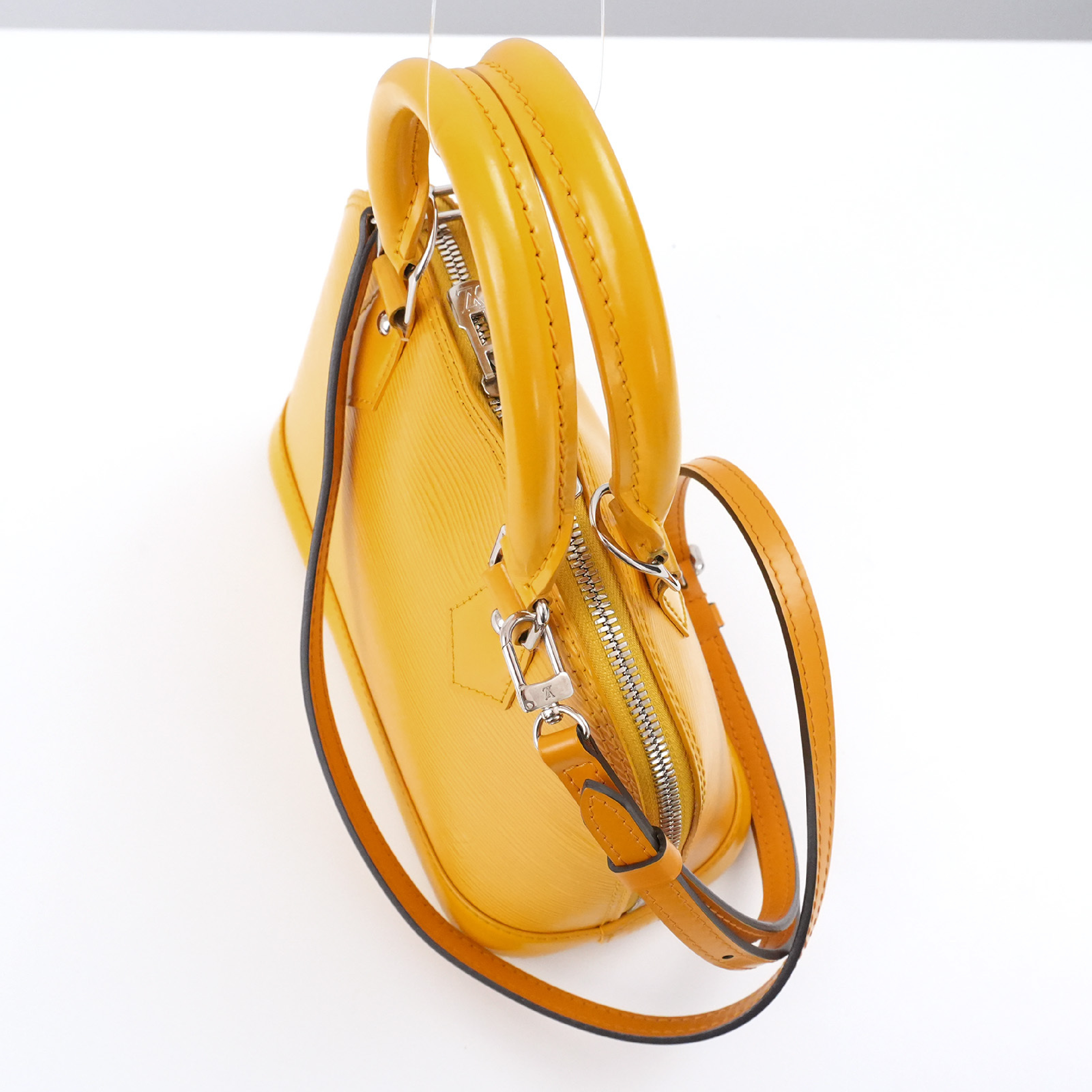 Louis Vuitton Epi Alma BB M40866 Citron 2-Way Handbag