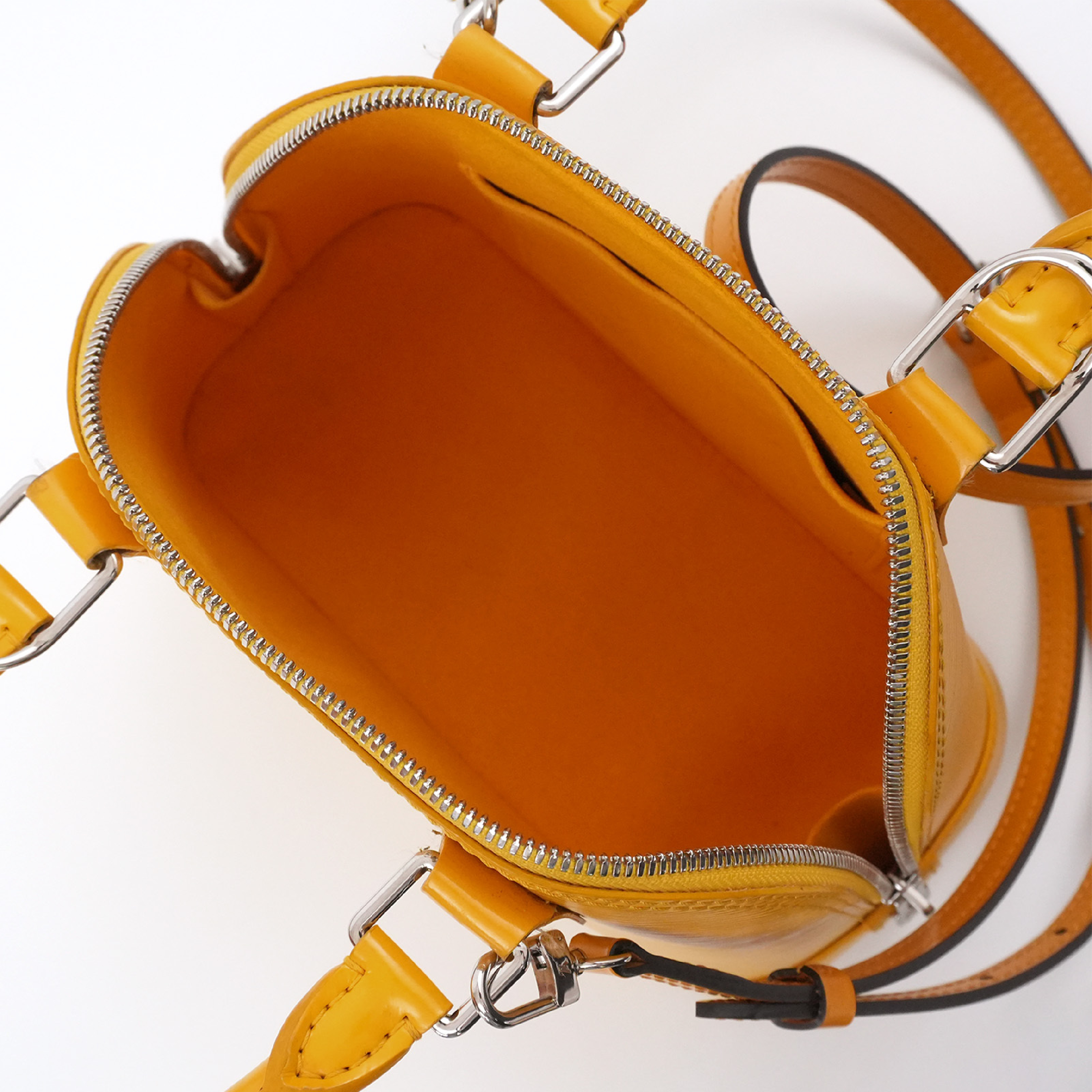Louis Vuitton Epi Alma BB M40866 Citron 2-Way Handbag