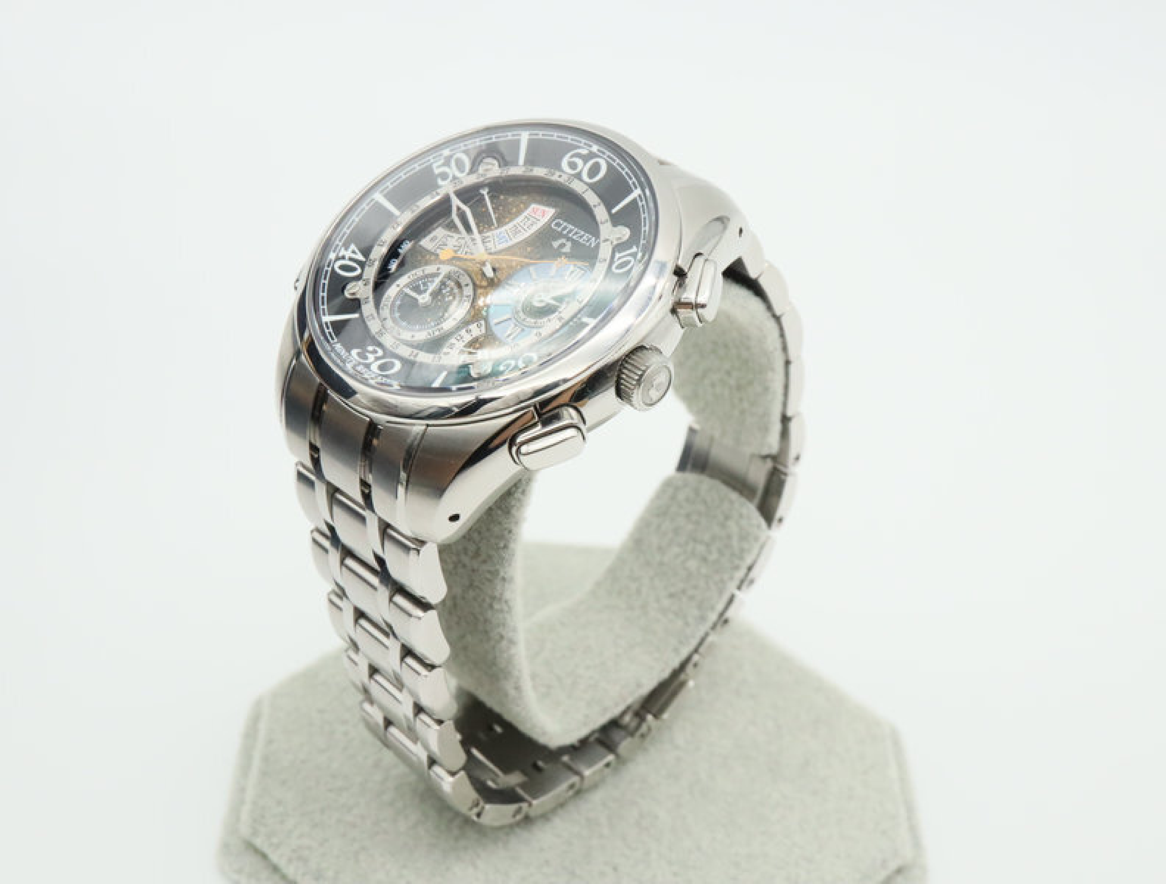 Citizen Campanola Minute Repeater Hoshi no Yadori Stainless Steel Wristwatch Reference 6765-T011993 TA