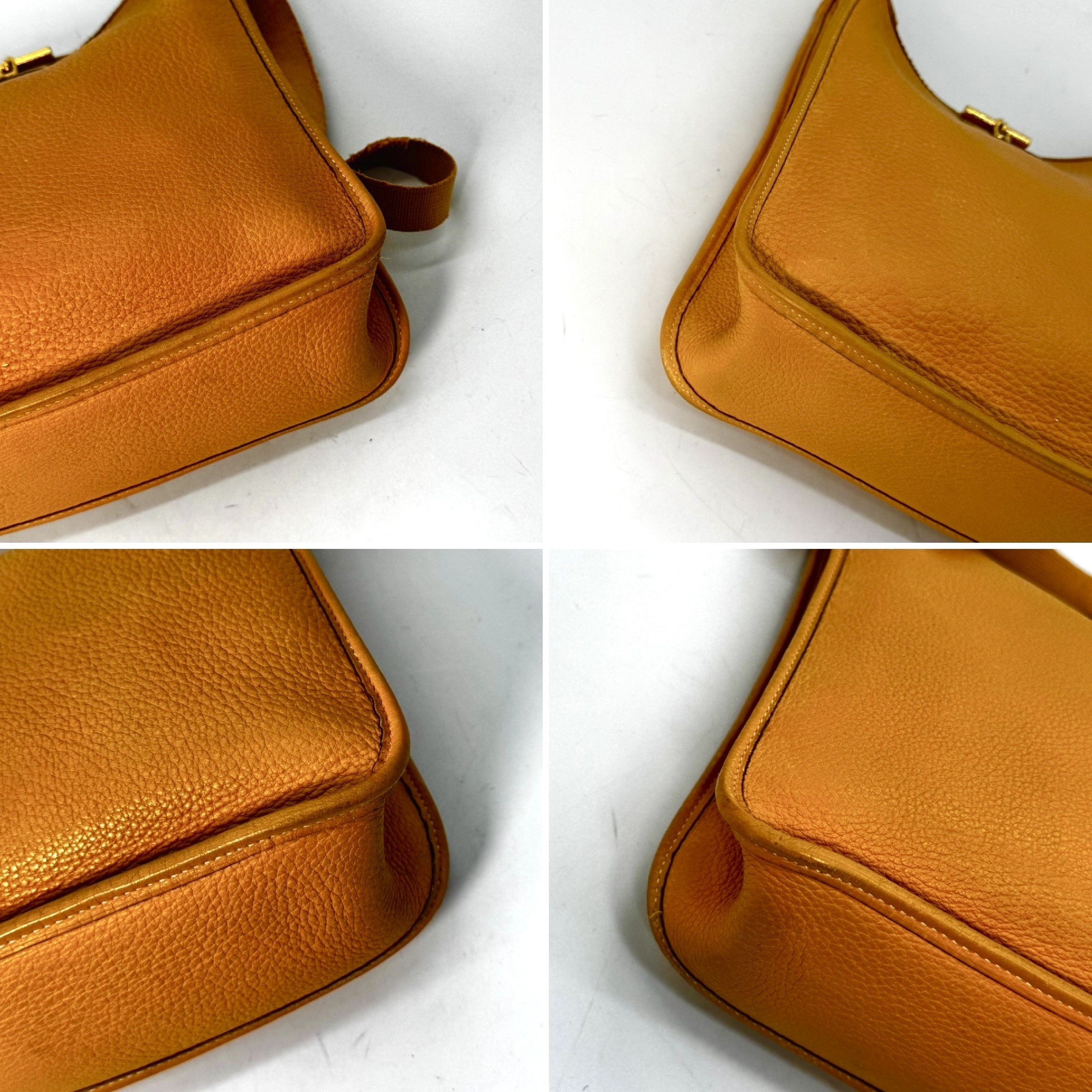 Hermes Vespa Clemence Leather Shoulder Bag