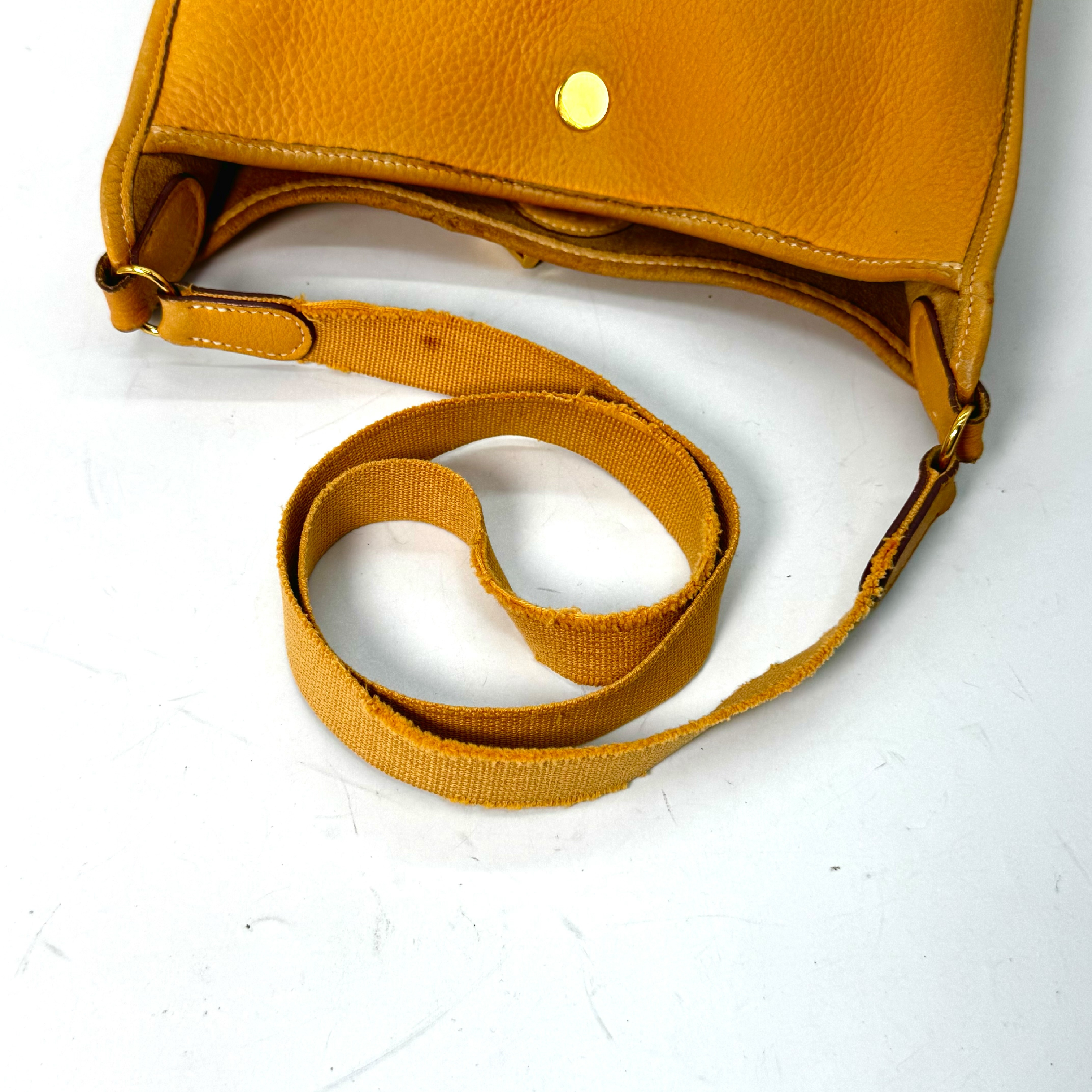 Hermes Vespa Clemence Leather Shoulder Bag