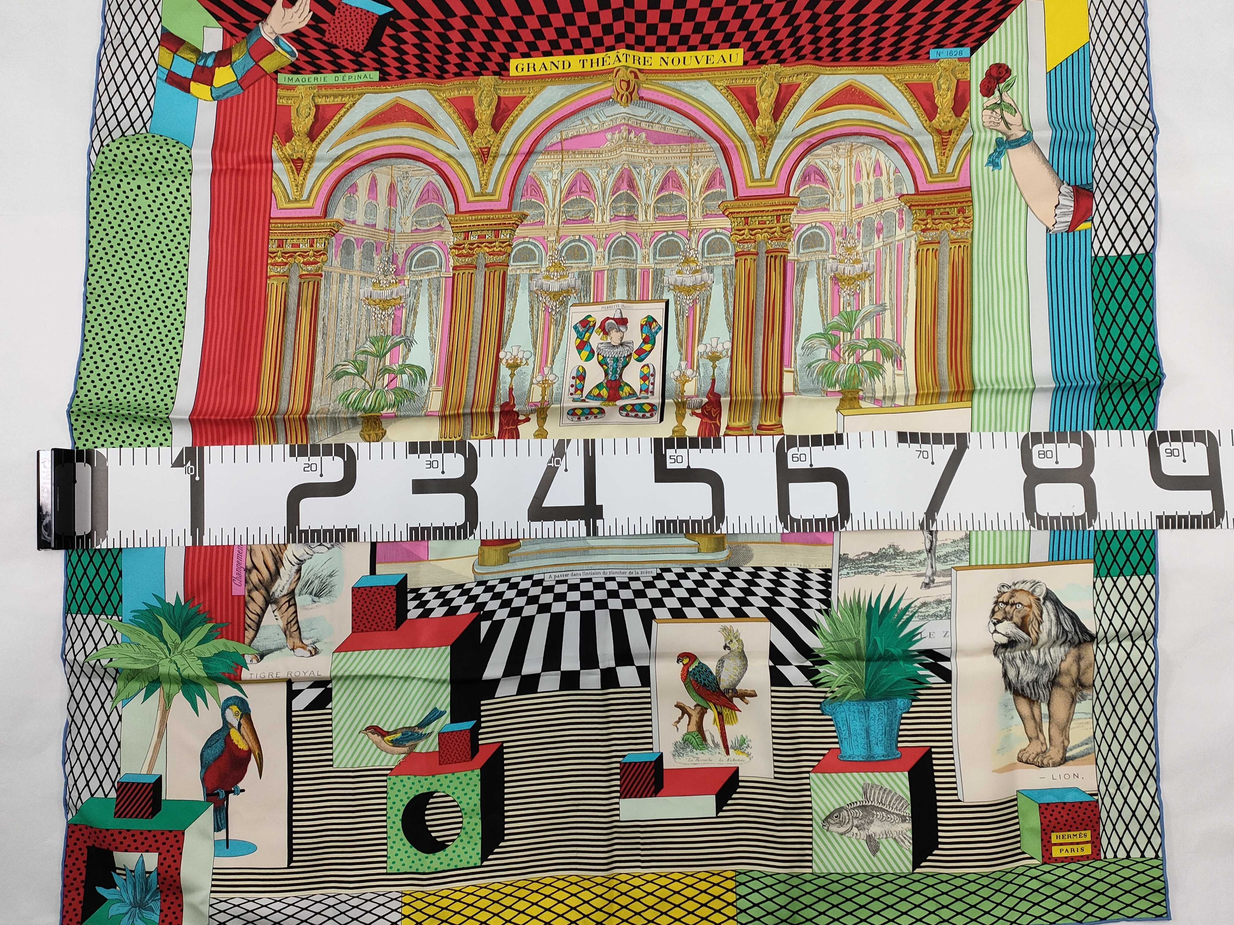 Hermes Silk Scarf Grand Theatre Nouveau by Gianpaolo Pagni