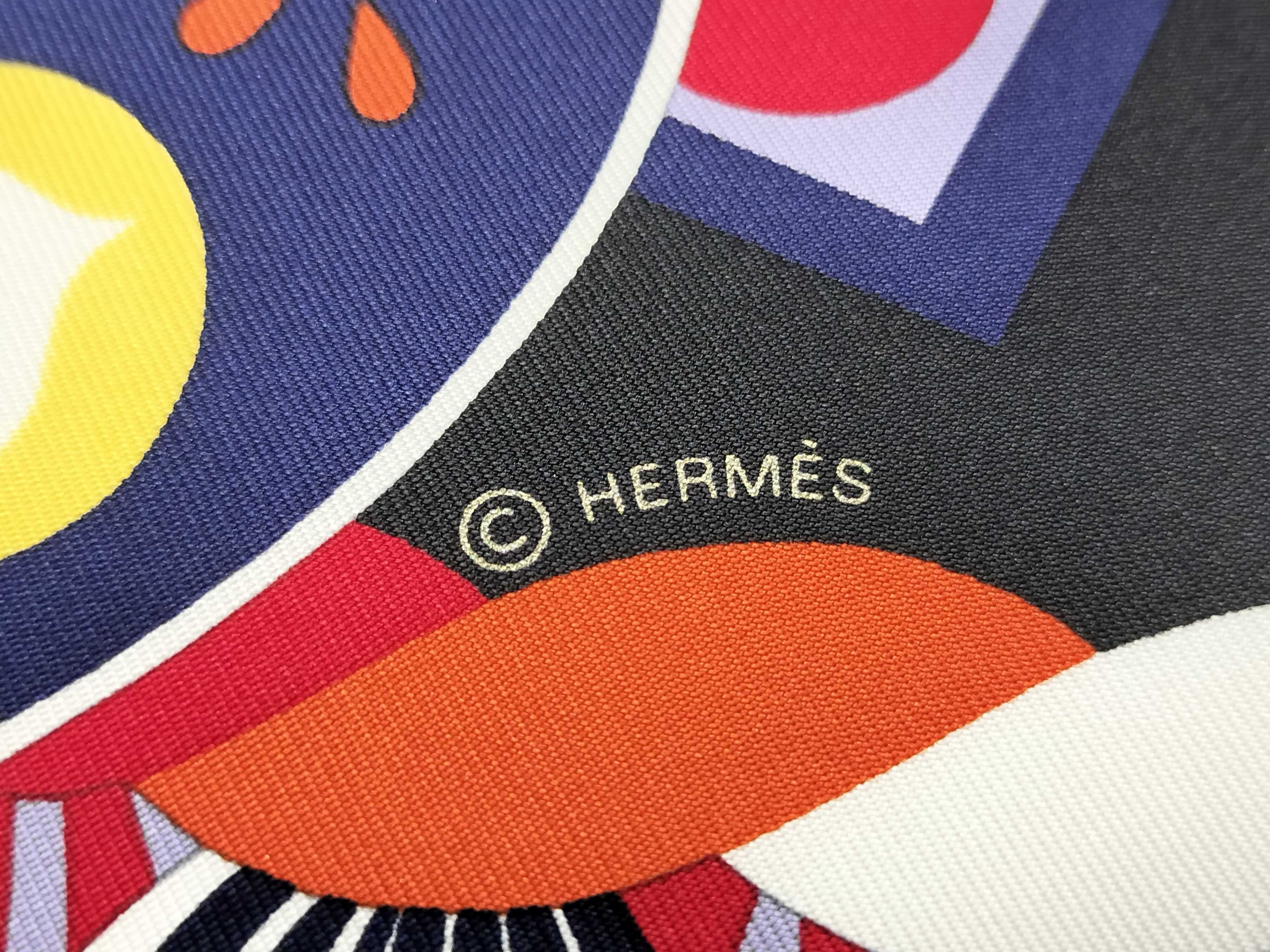 Hermes Haute Parure Silk Carre 90 by Yasmin
