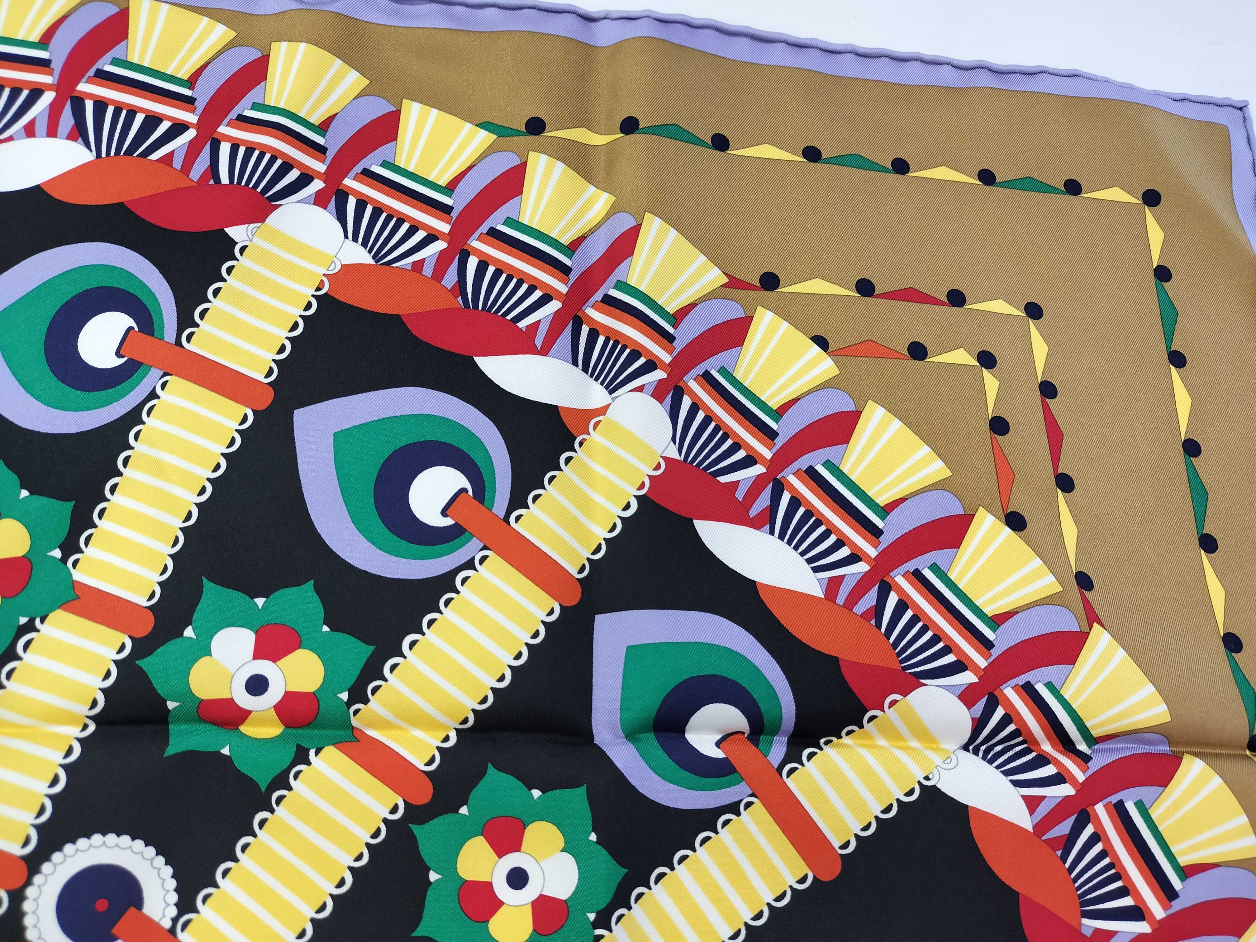 Hermes Haute Parure Silk Carre 90 by Yasmin