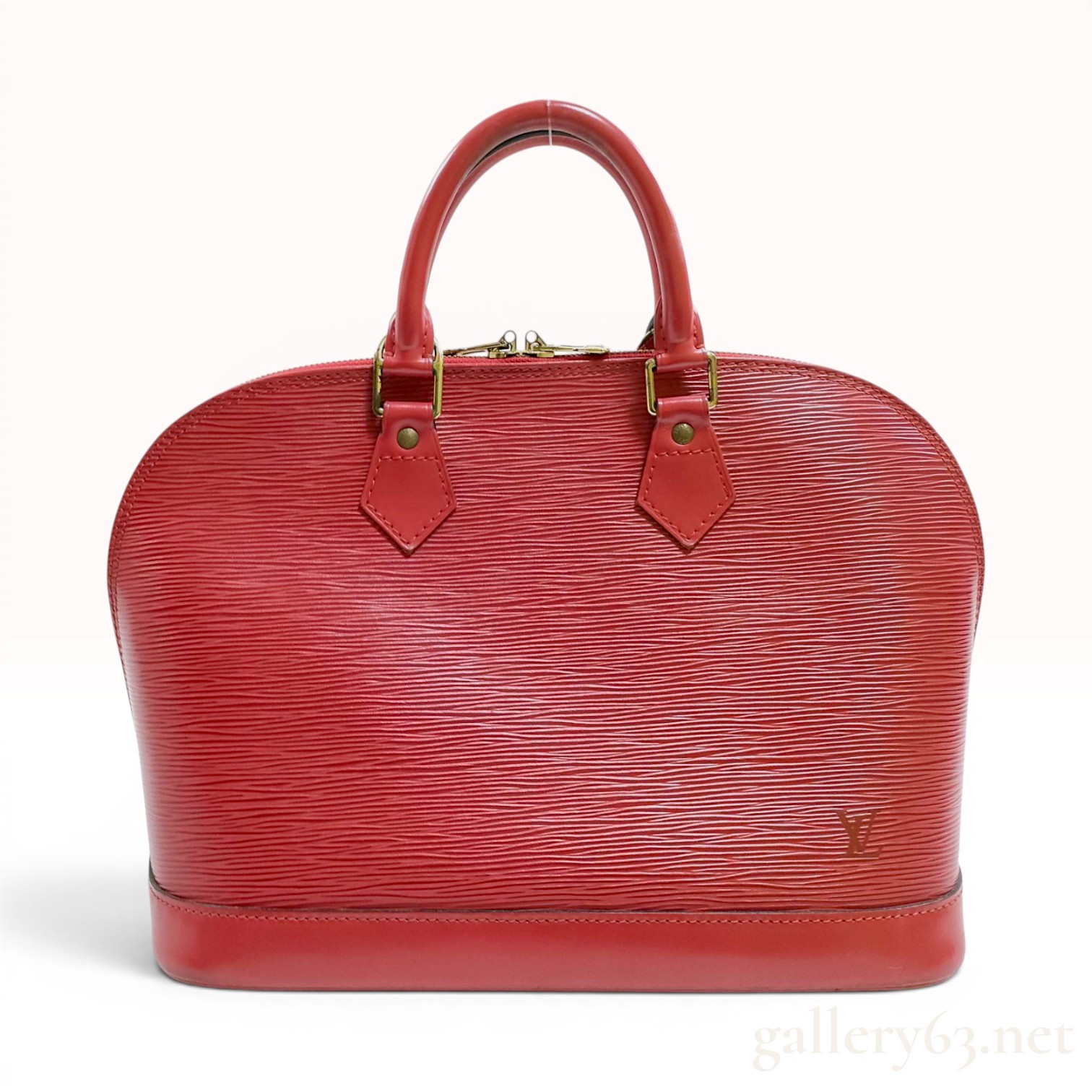 Louis Vuitton Epi Leather Alma PM Handbag in Castillane Red
