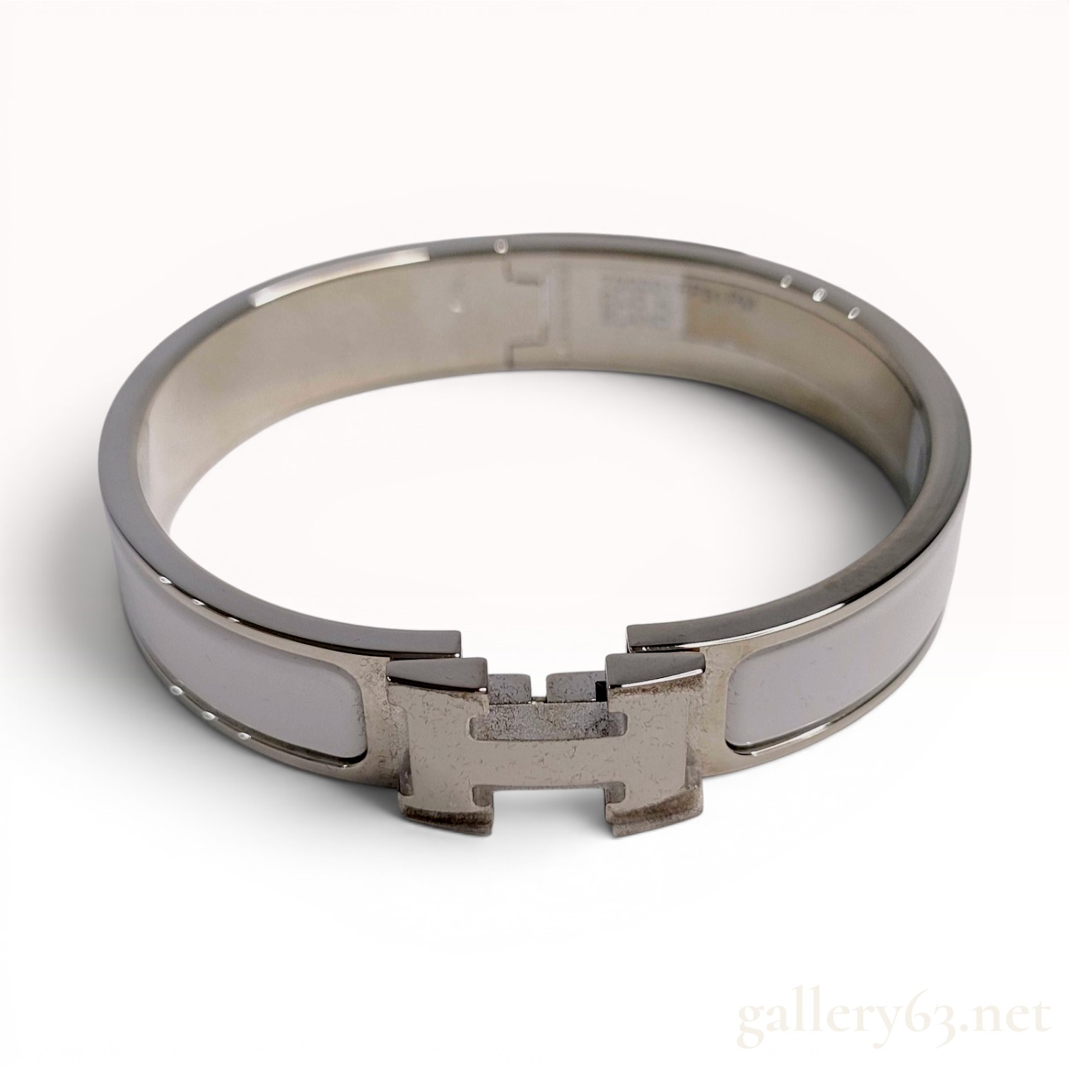 Hermes Clic H Enamel Bangle Bracelet PM