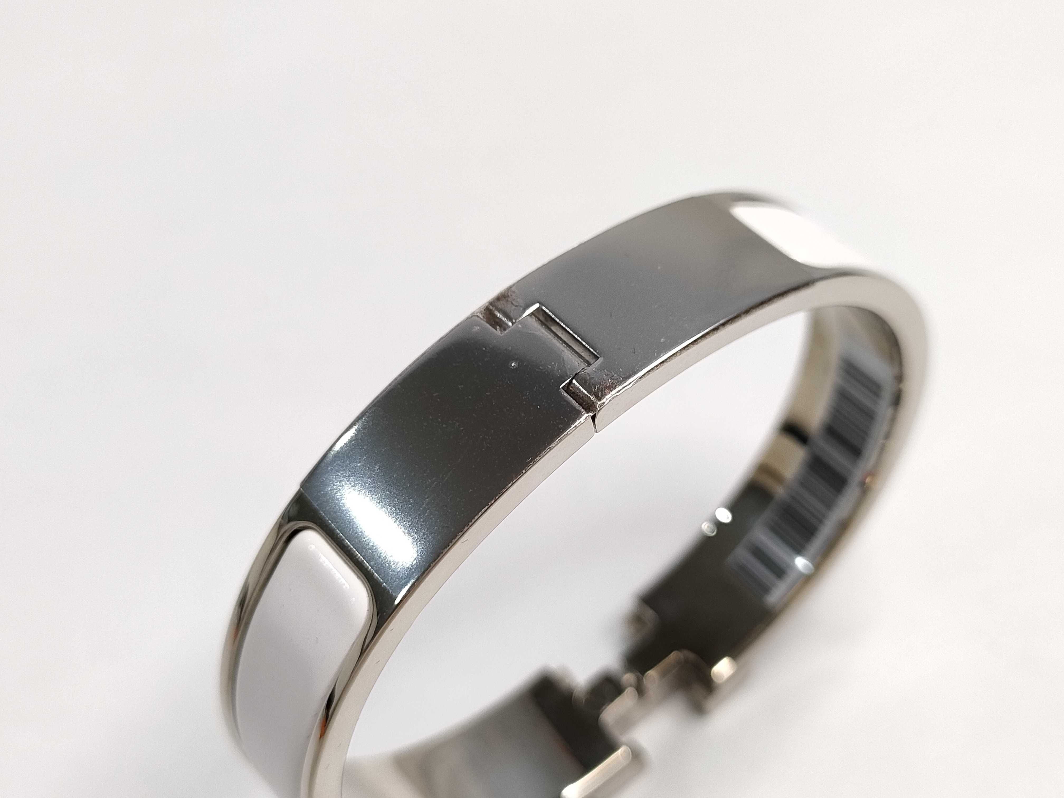 Hermes Clic H Enamel Bangle Bracelet PM