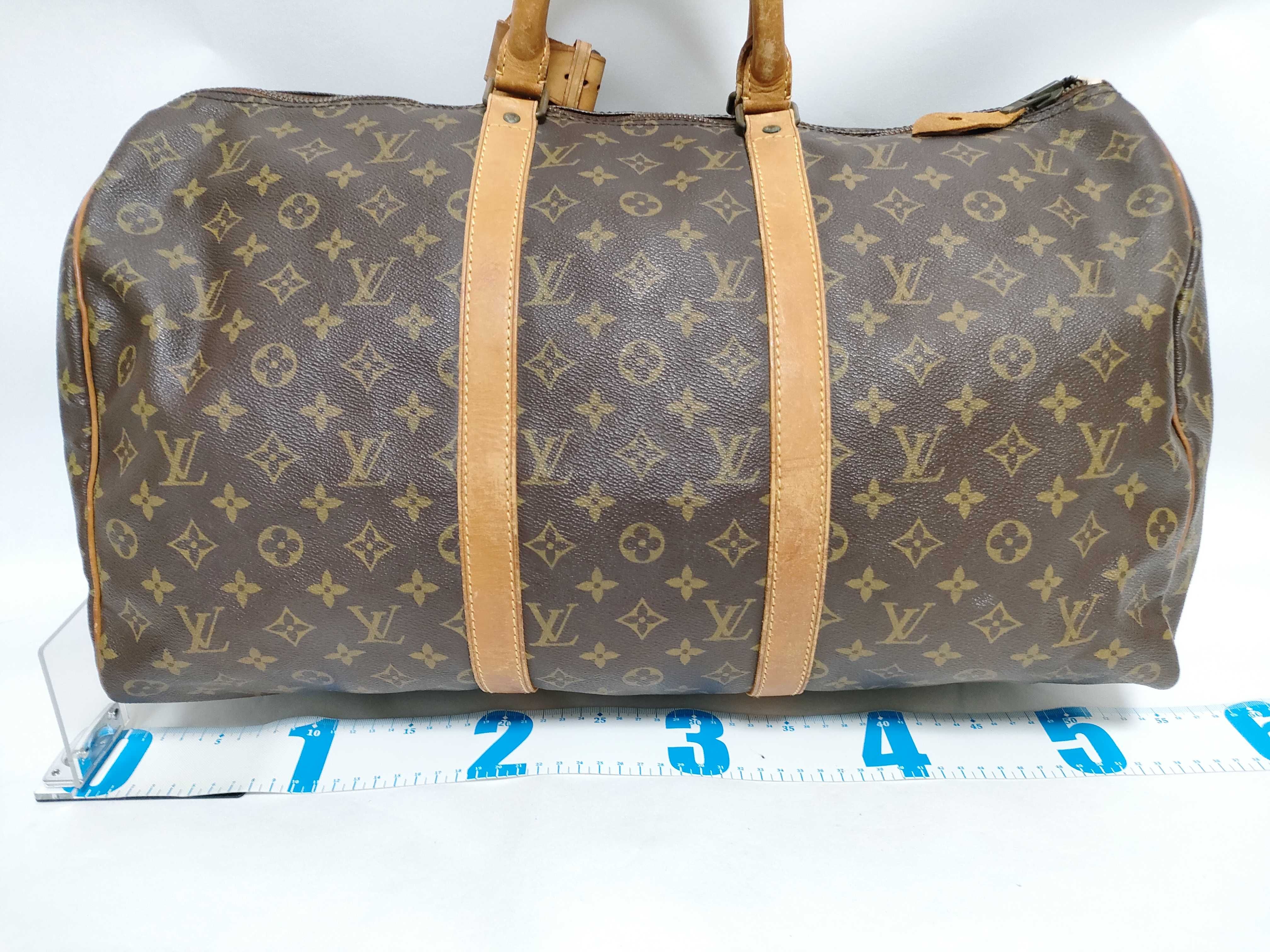 Louis Vuitton Monogram Keepall 55 Travel Bag