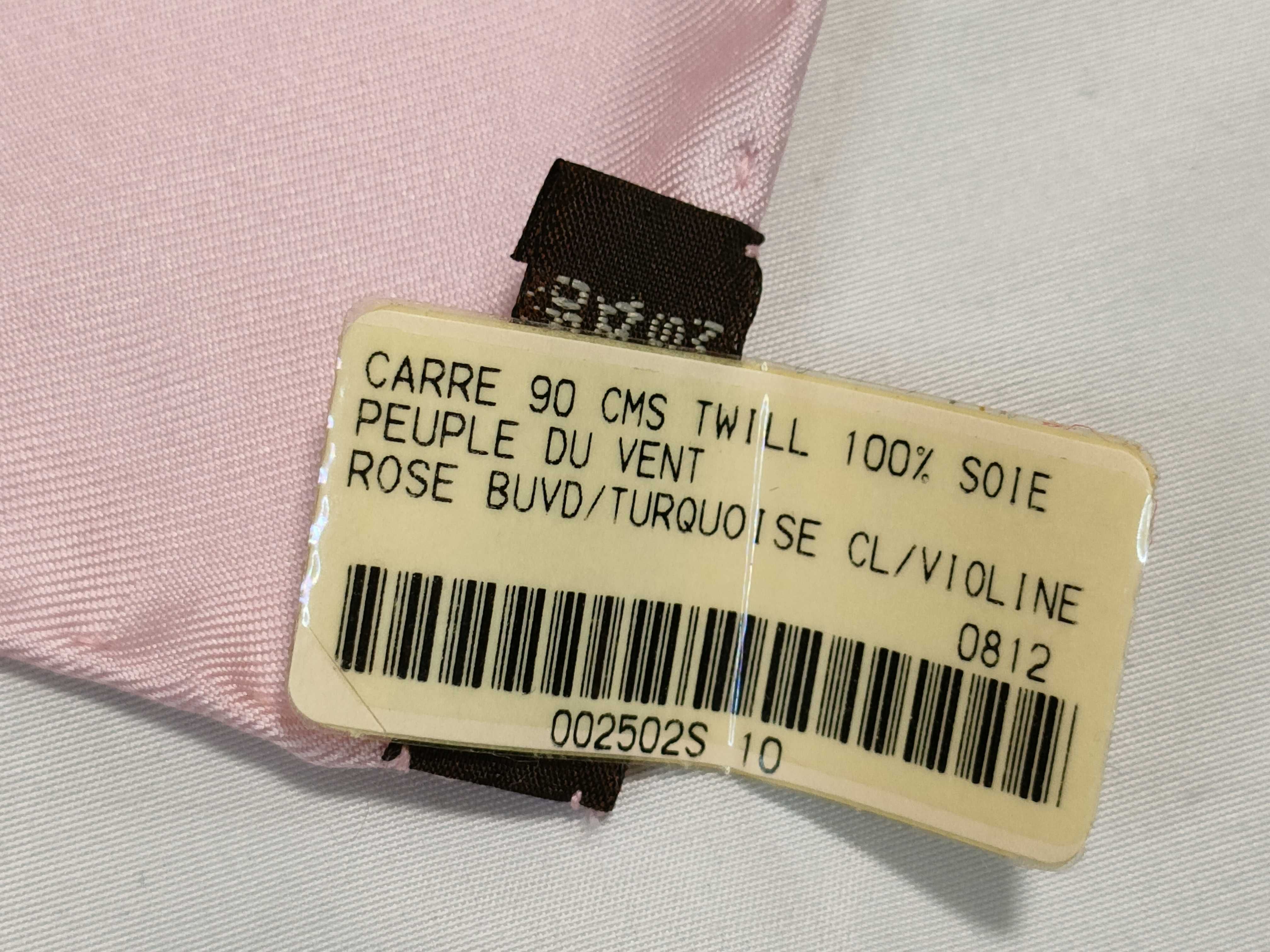 Hermes Peuple du Vent Silk Twill Carre 90 Scarf
