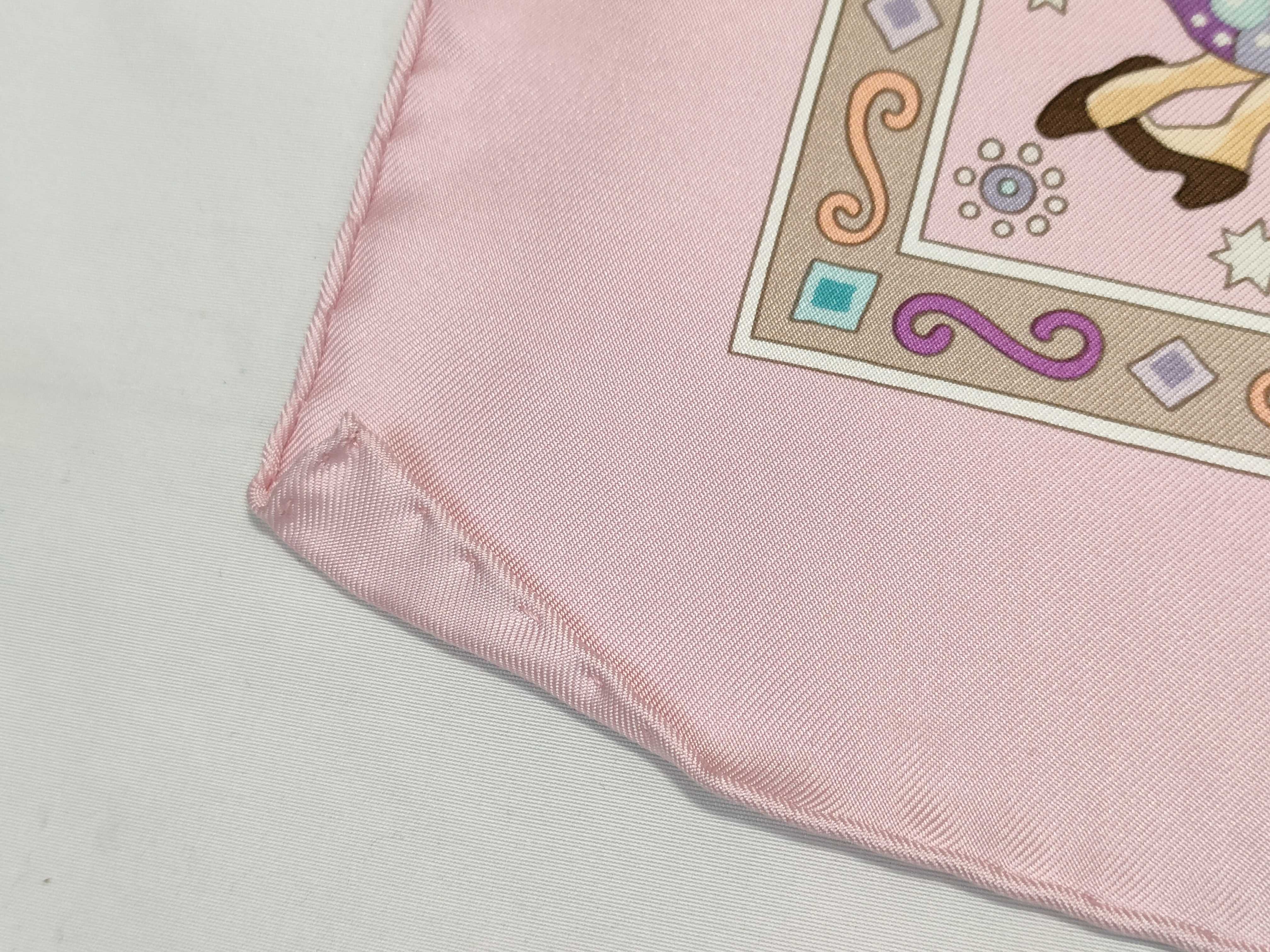 Hermes Peuple du Vent Silk Twill Carre 90 Scarf