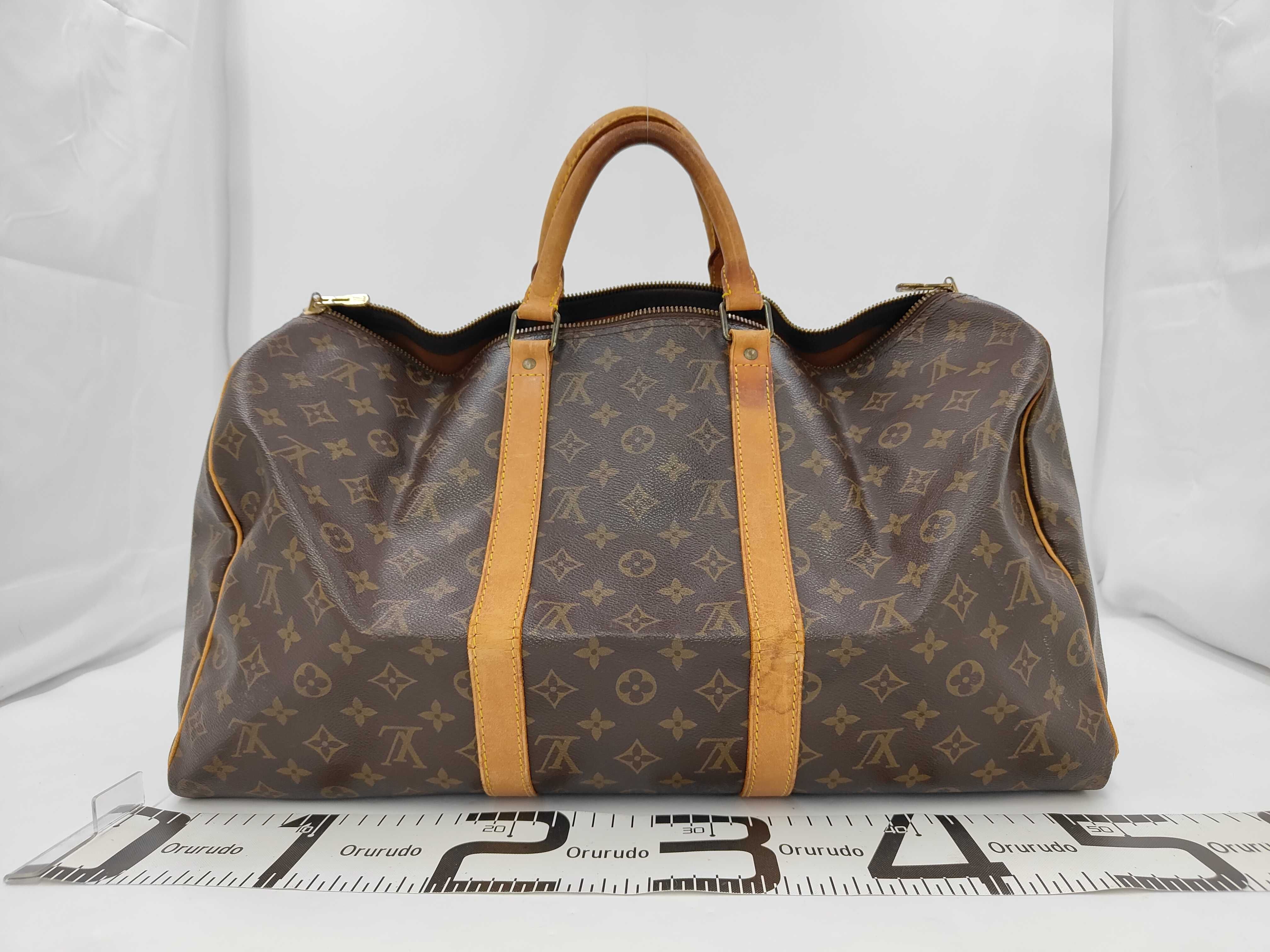 Louis Vuitton Monogram Canvas Keepall 50 Travel Bag