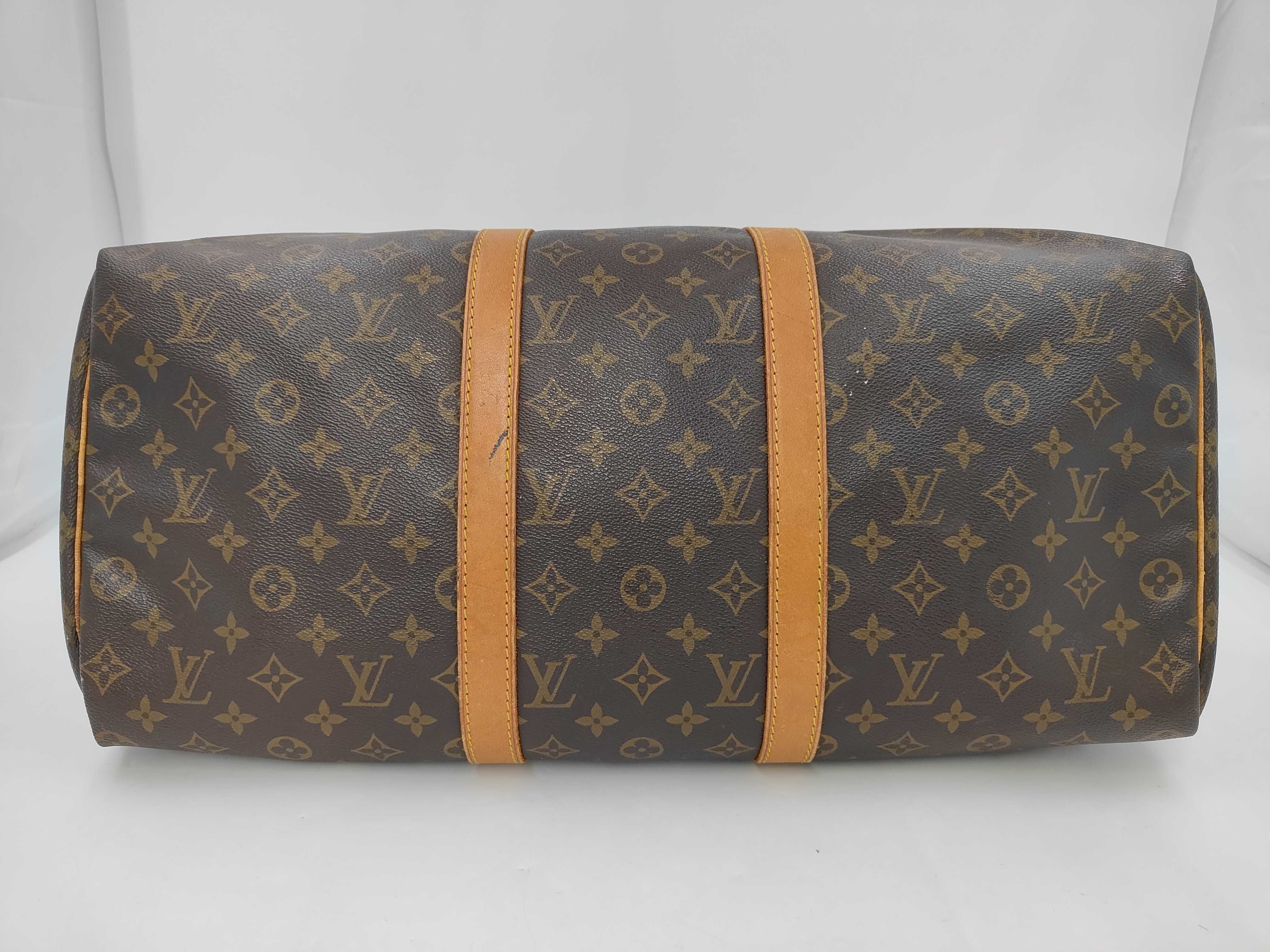 Louis Vuitton Monogram Canvas Keepall 50 Travel Bag
