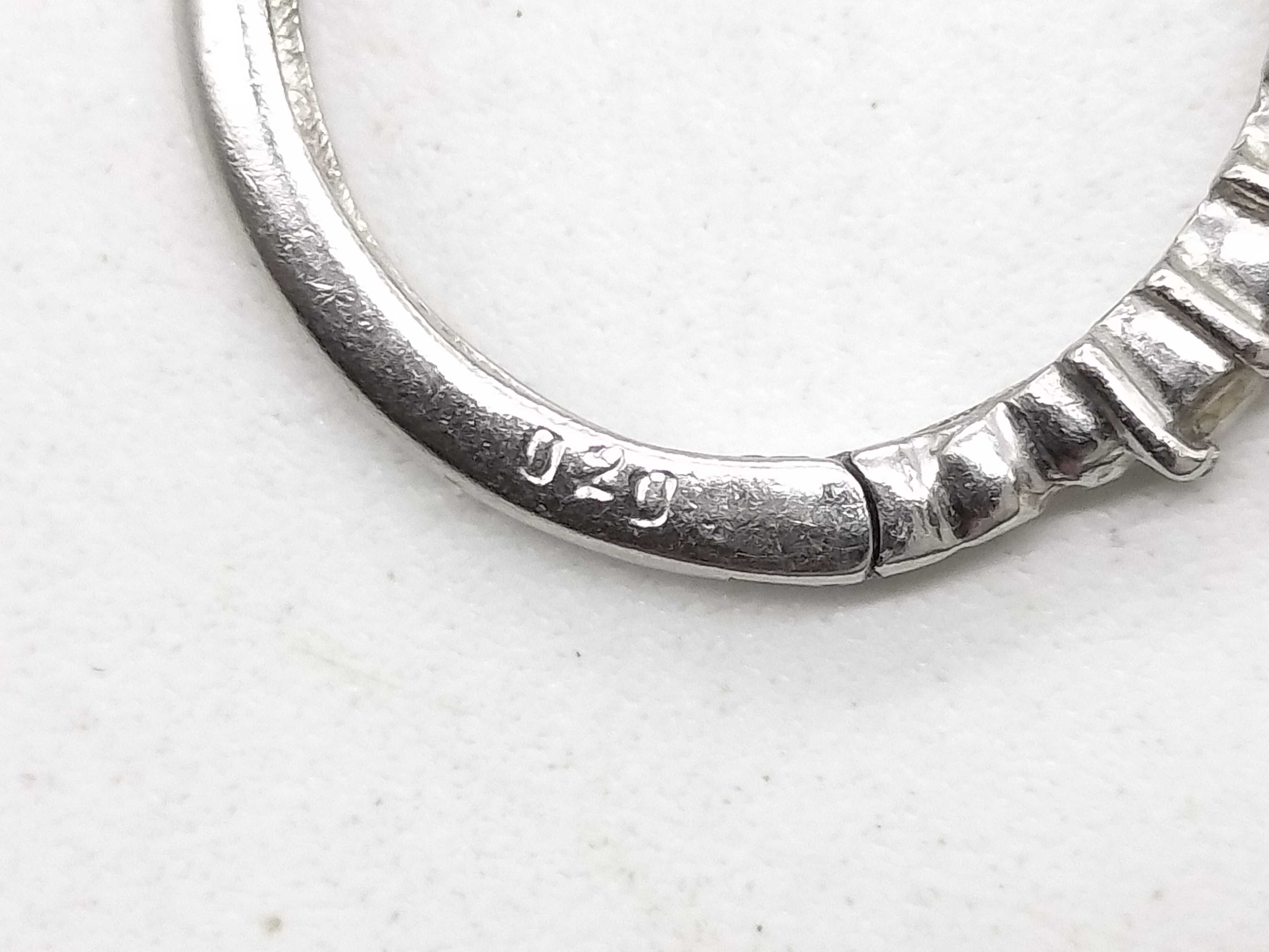 A Pair of Diamond and Pt900 Platinum Hinged Hoop Earrings