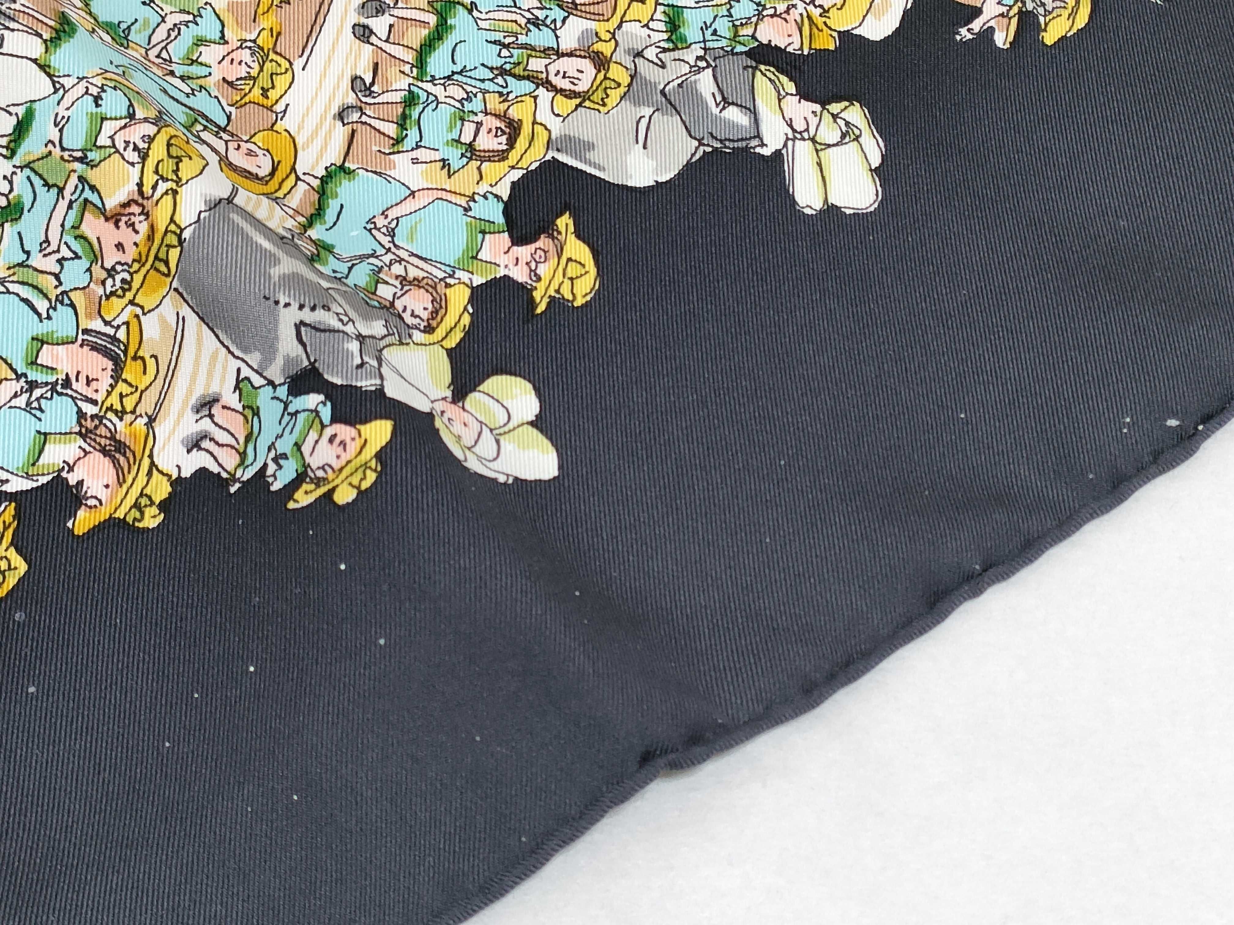 Hermes Silk Twill 90cm Scarf in Tout ce qu'il vous plaira Pattern