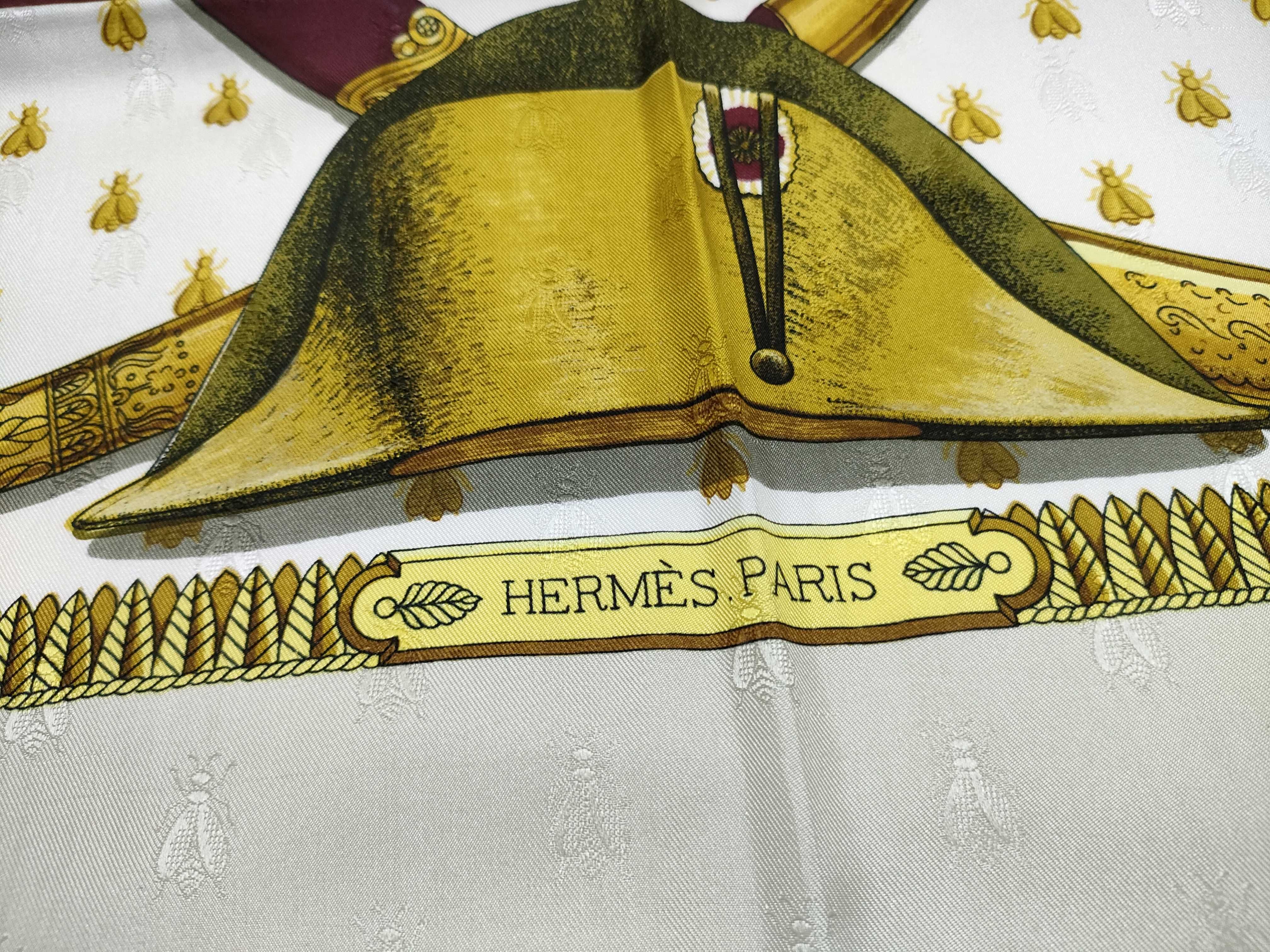 Hermes Napoleon Jacquard Silk Scarf Carre 90