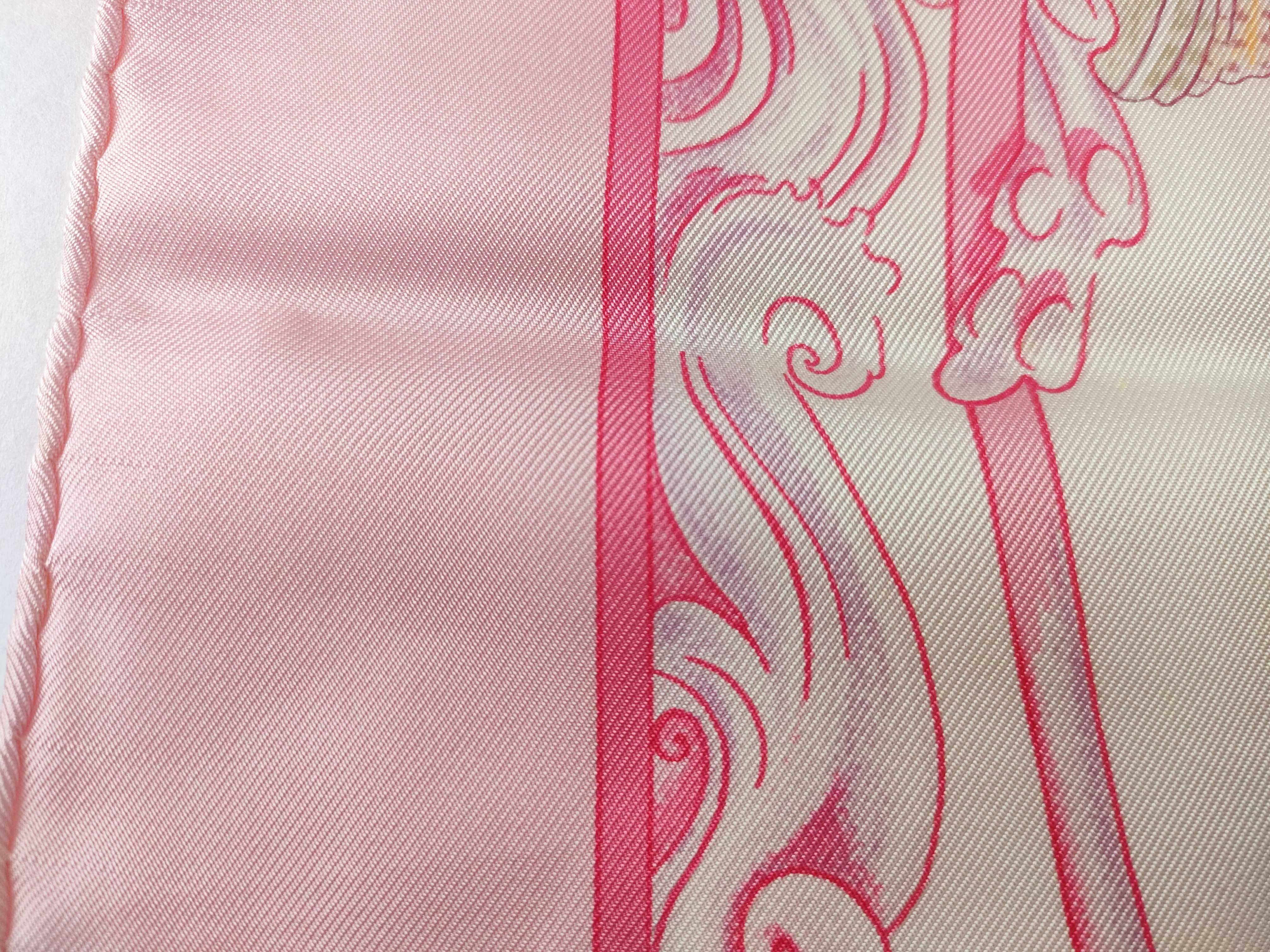 Hermes Parures d Oceans (Ocean Adornments) Silk Scarf 90cm