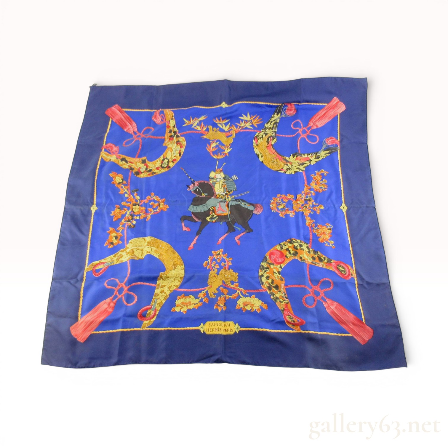 Hermes Samourai Silk Scarf by Zoe Pauwels
