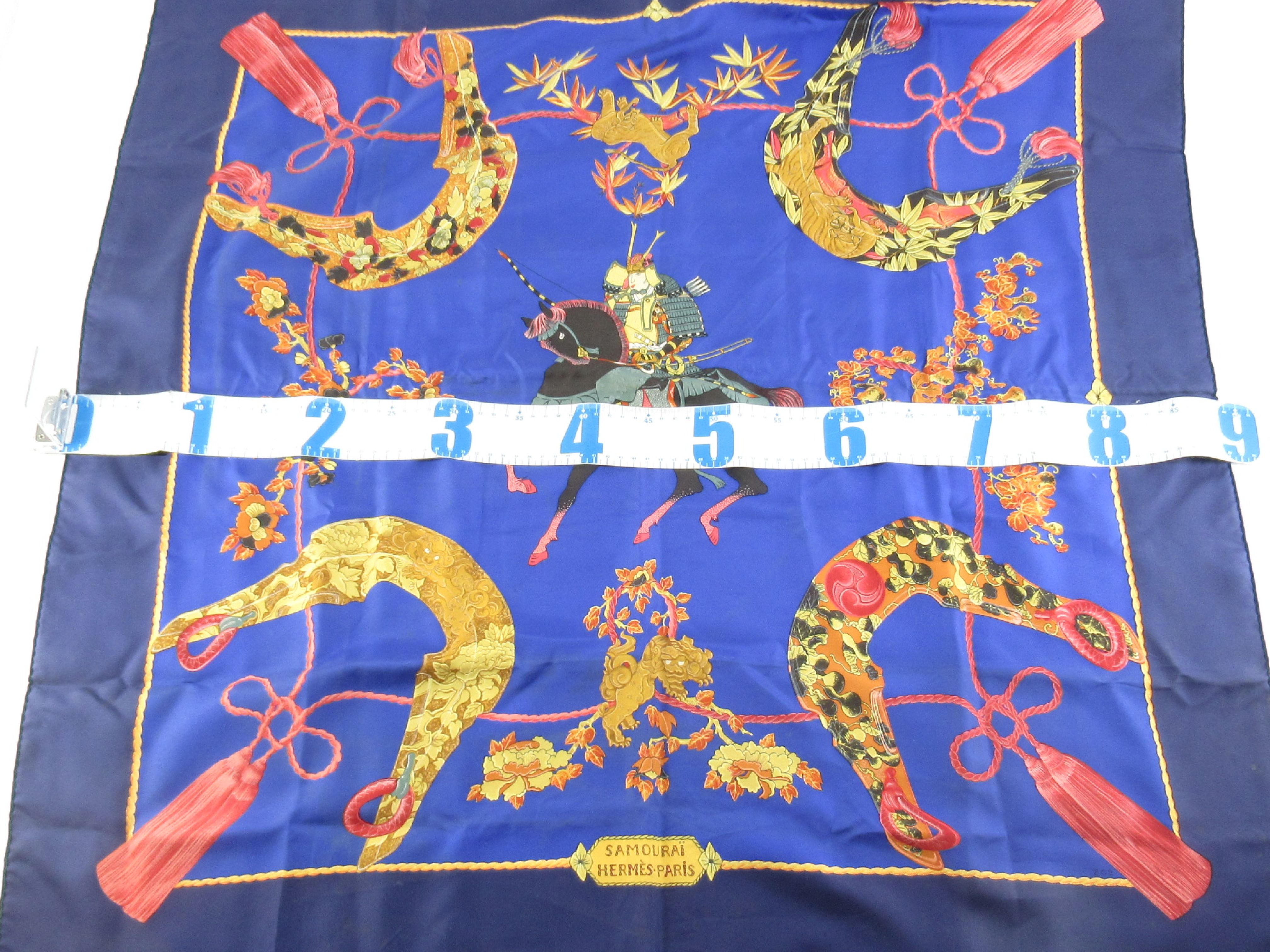 Hermes Samourai Silk Scarf by Zoe Pauwels