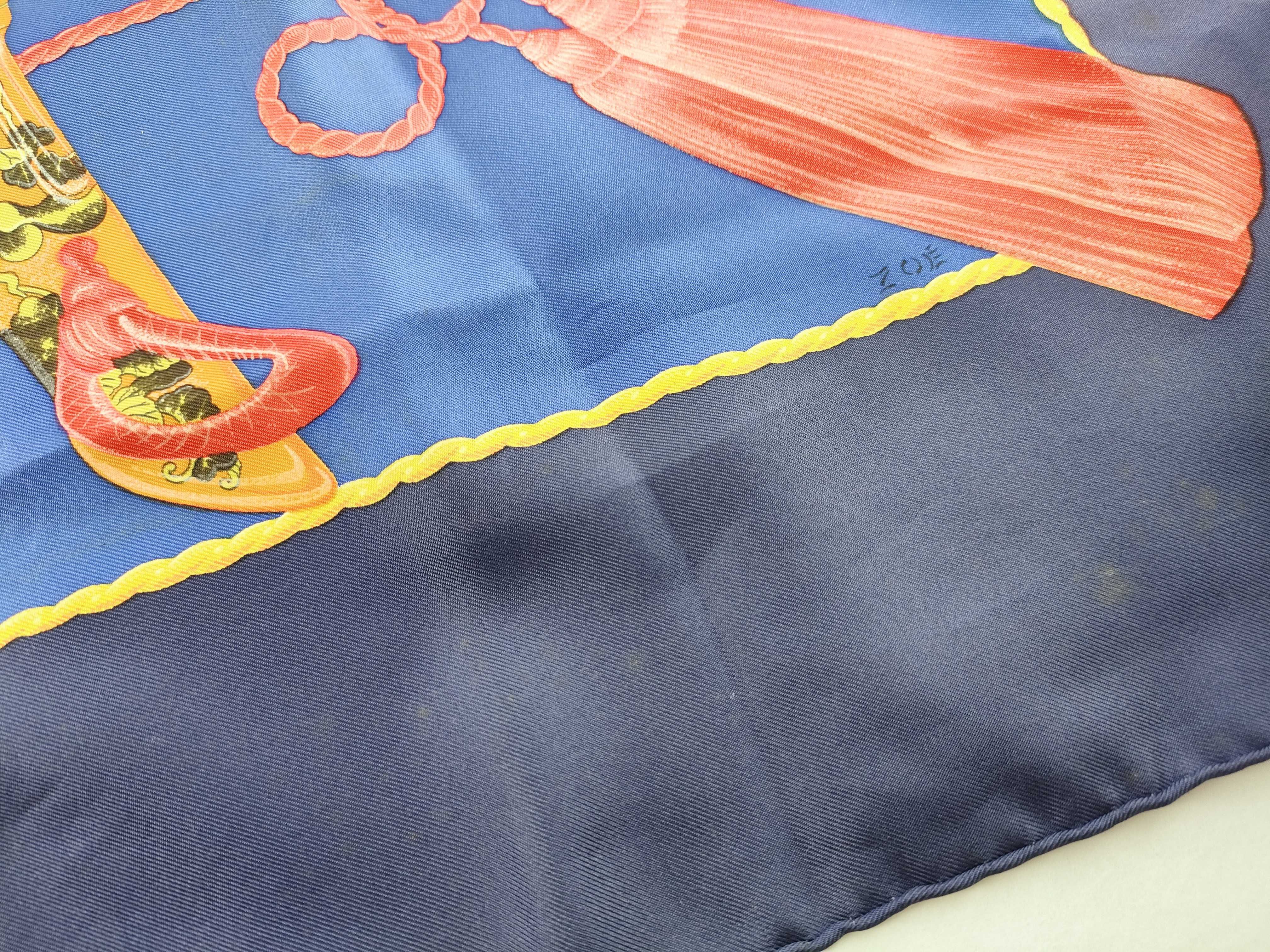 Hermes Samourai Silk Scarf by Zoe Pauwels