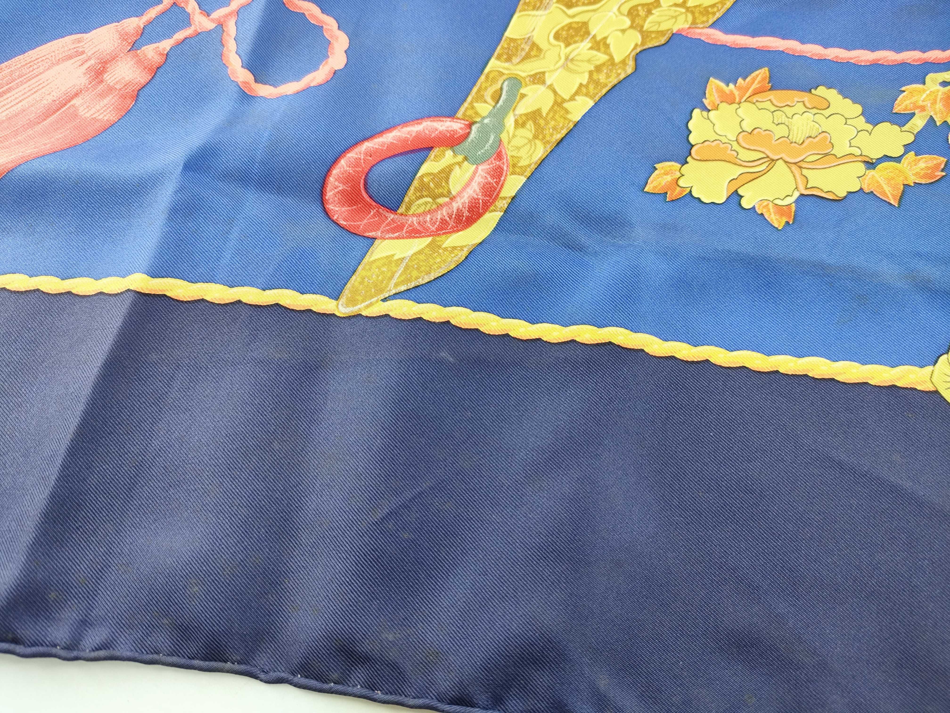 Hermes Samourai Silk Scarf by Zoe Pauwels