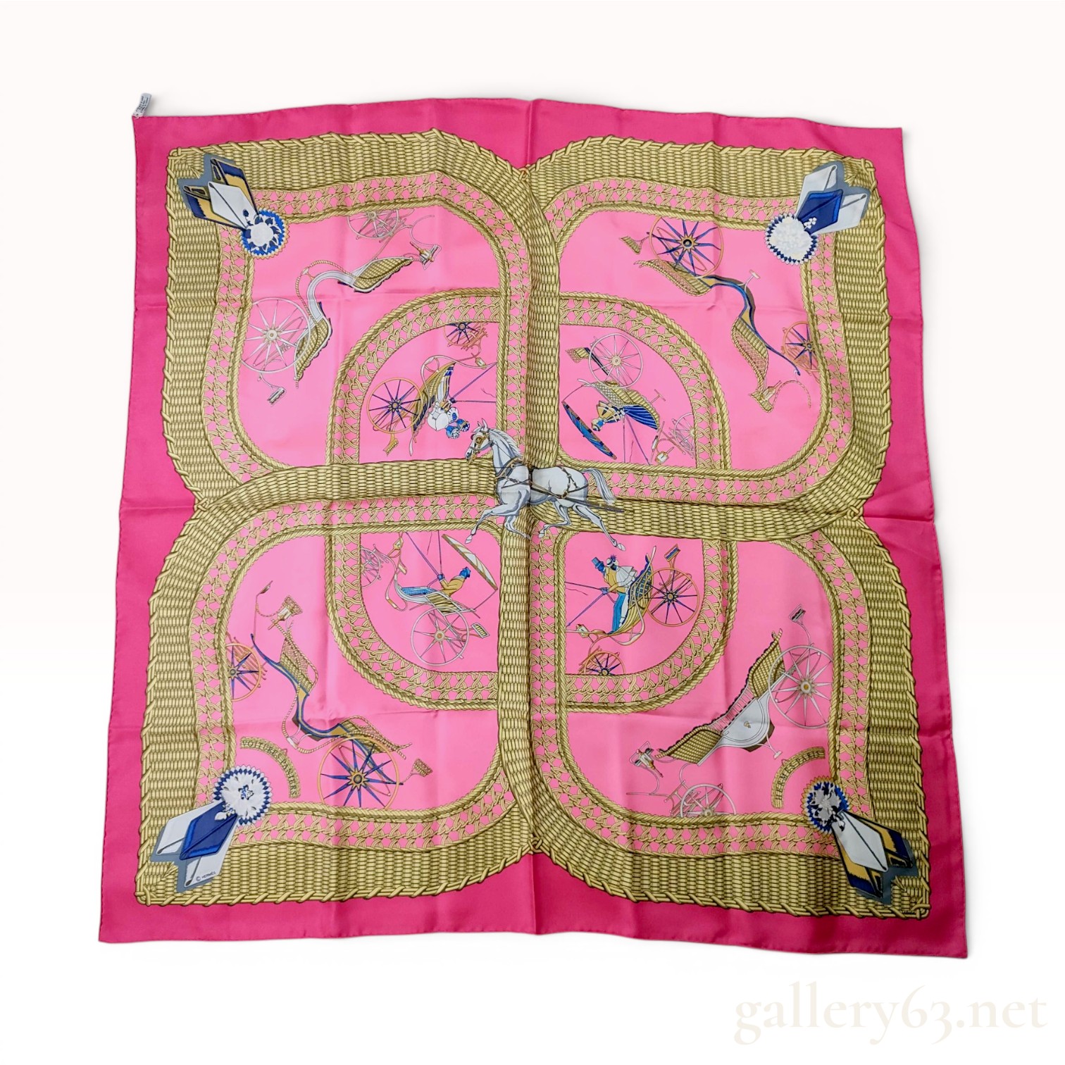 Hermes Voitures Paniers Silk Carre 90