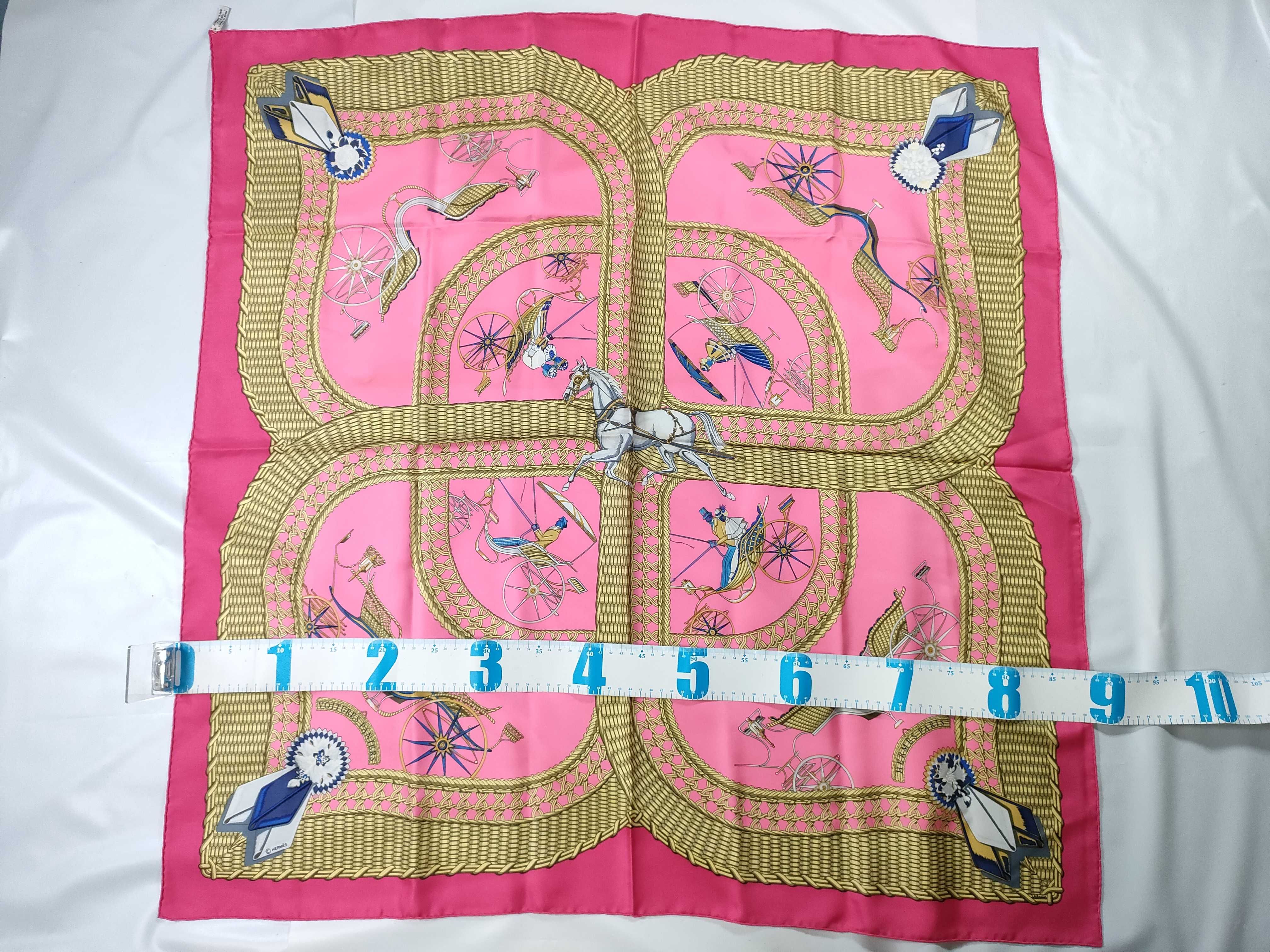 Hermes Voitures Paniers Silk Carre 90