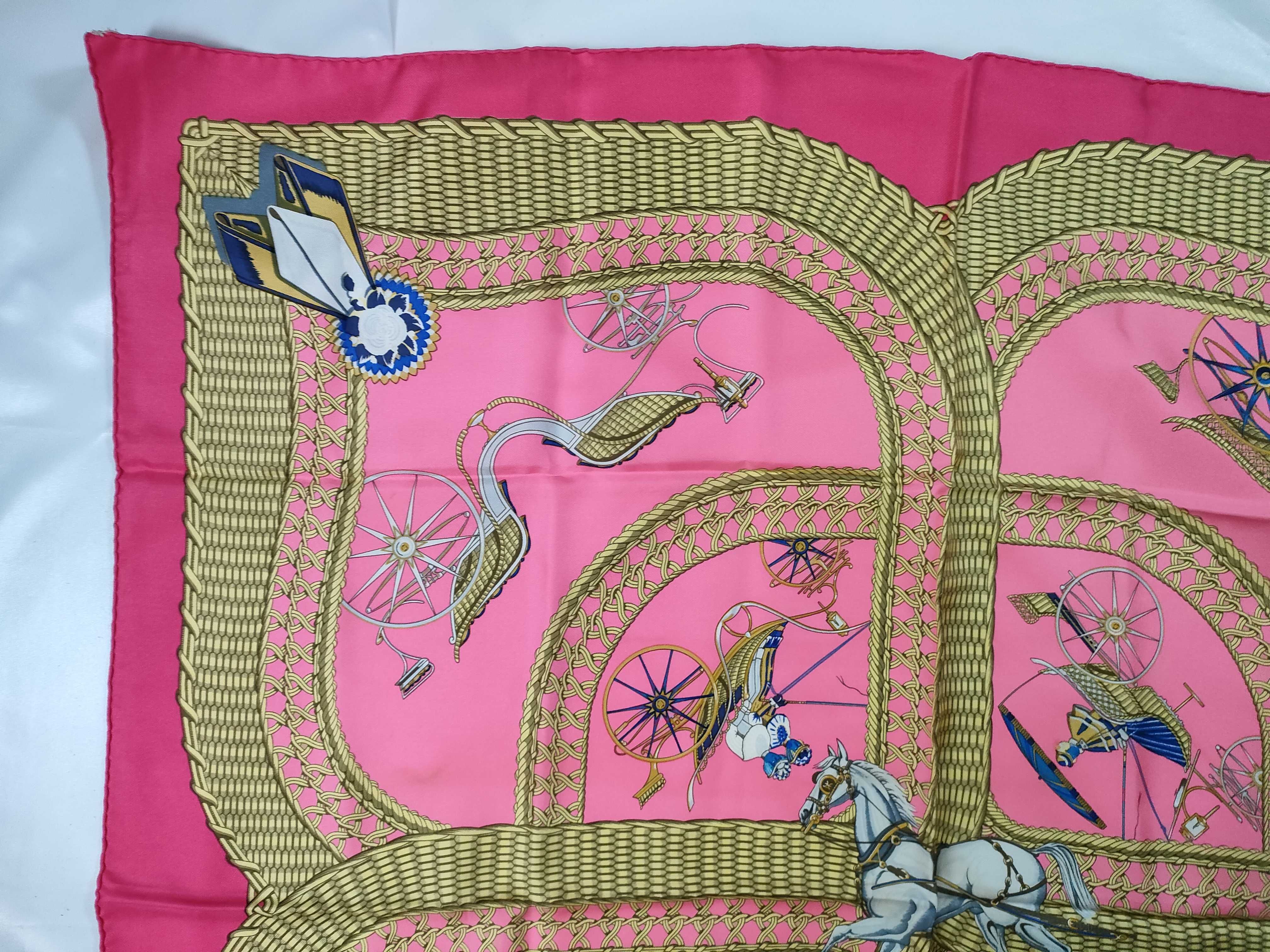 Hermes Voitures Paniers Silk Carre 90