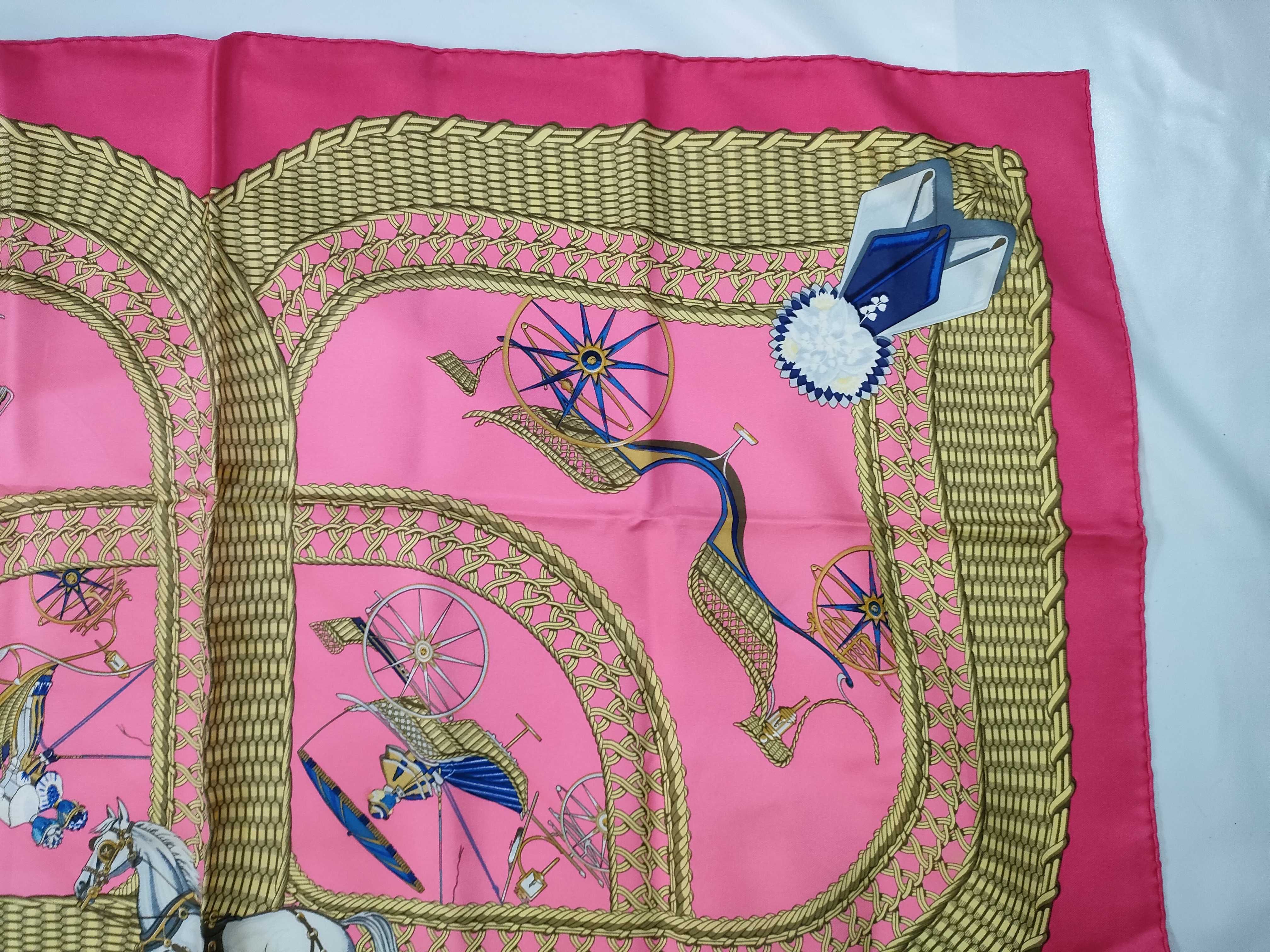 Hermes Voitures Paniers Silk Carre 90