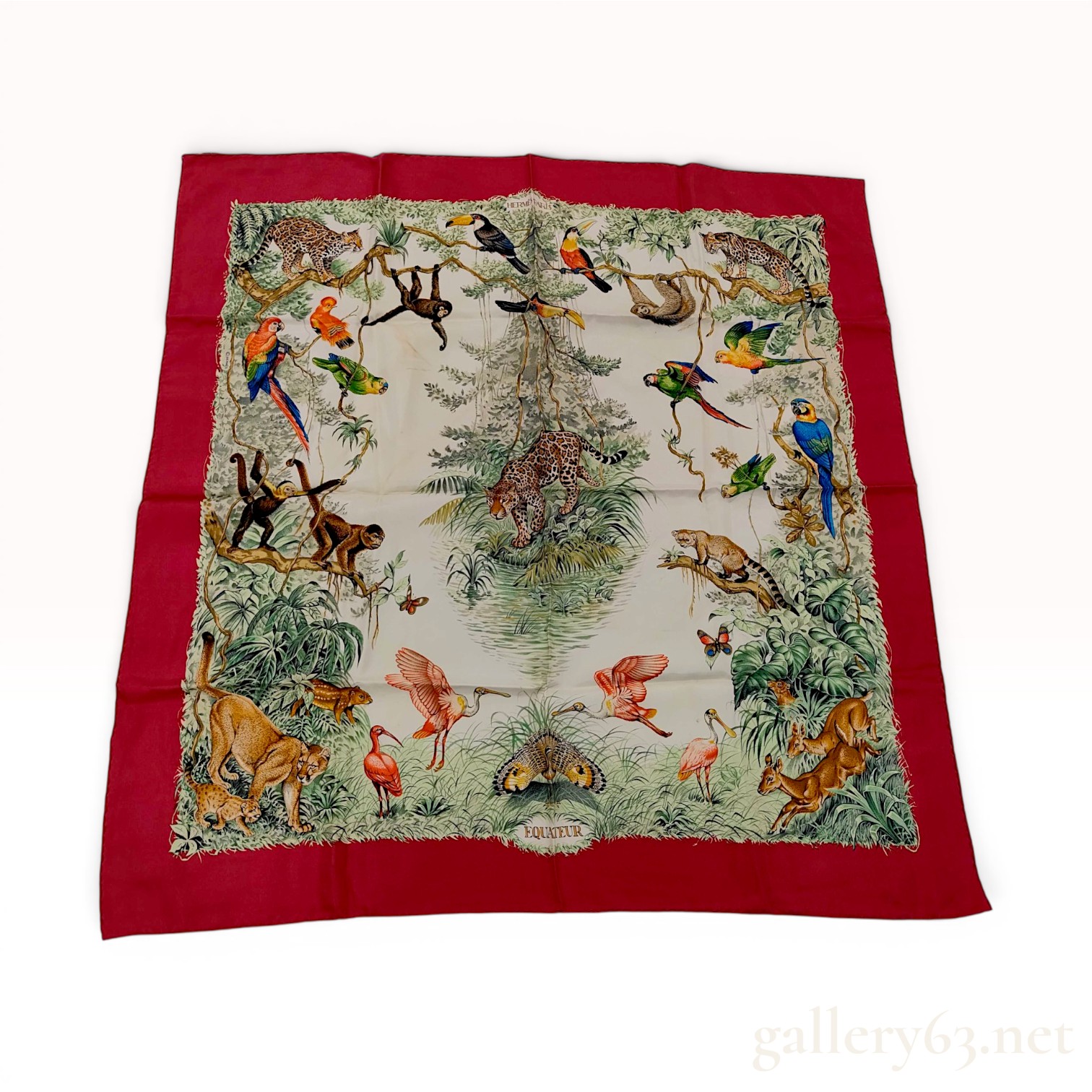 Hermes Equateur Silk Scarf by Robert Dallet