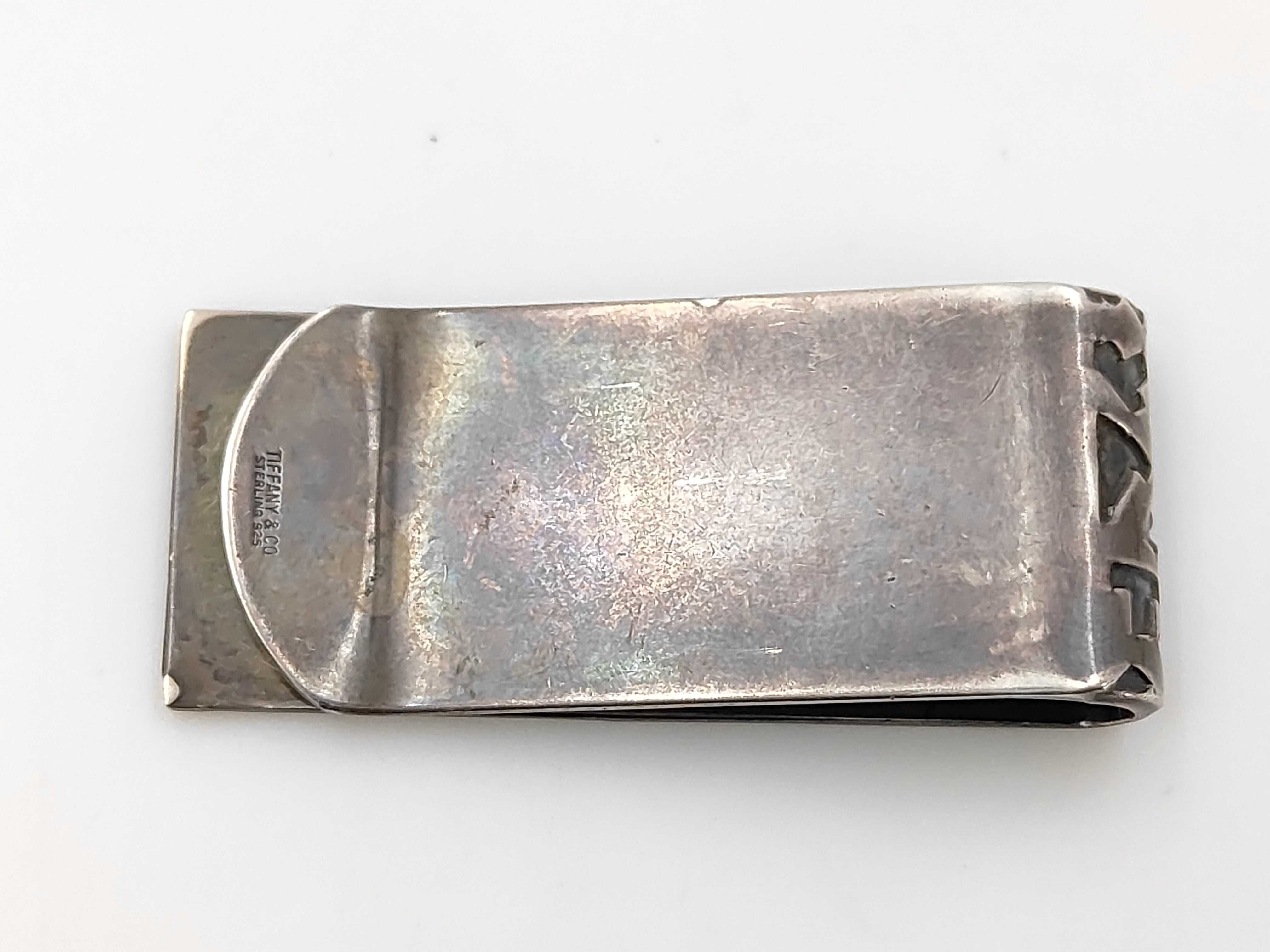 Tiffany & Co. Sterling Silver T Logo Money Clip