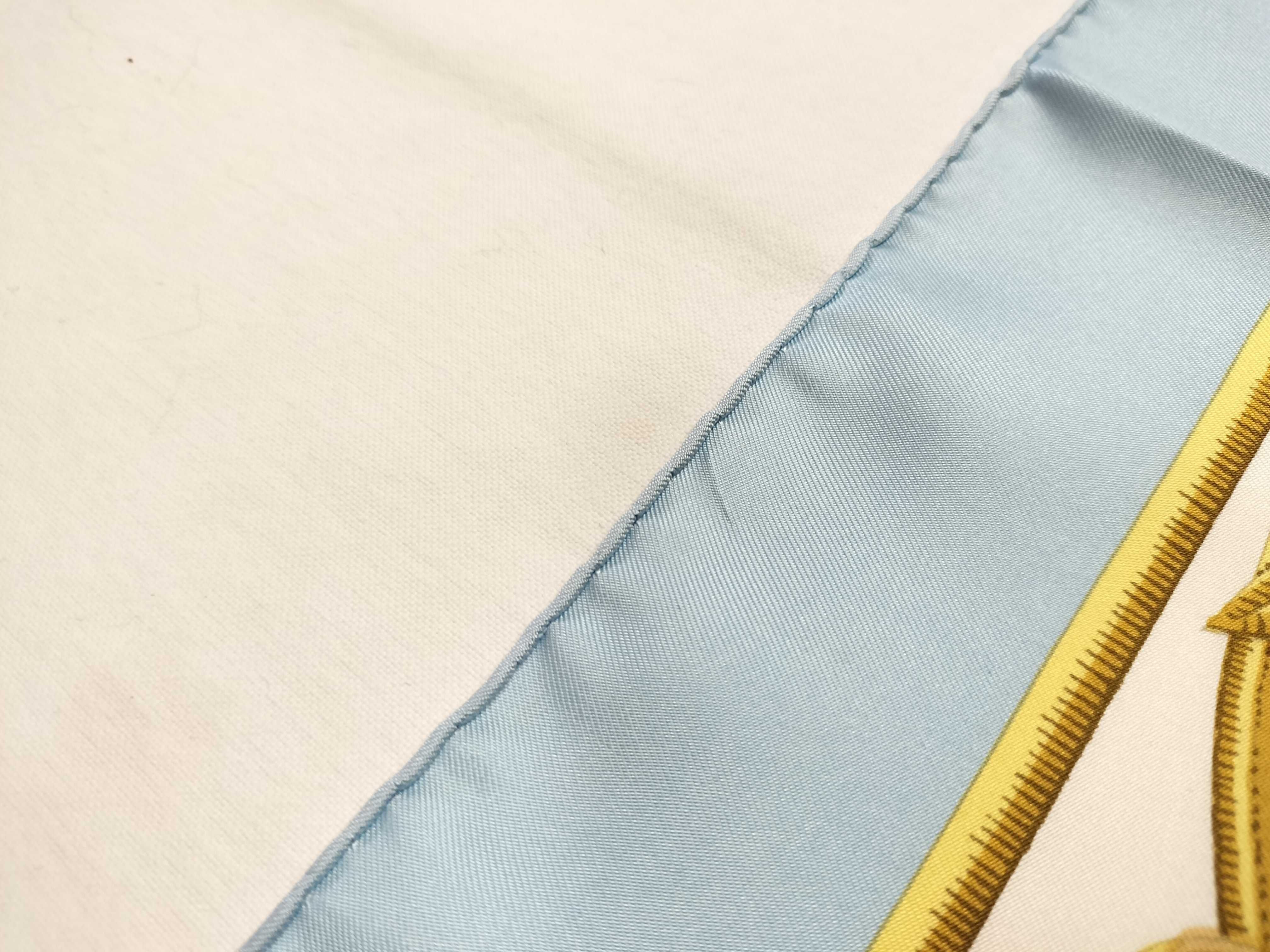 Hermes Caraibes Silk Scarf by Christiane Vauzelles