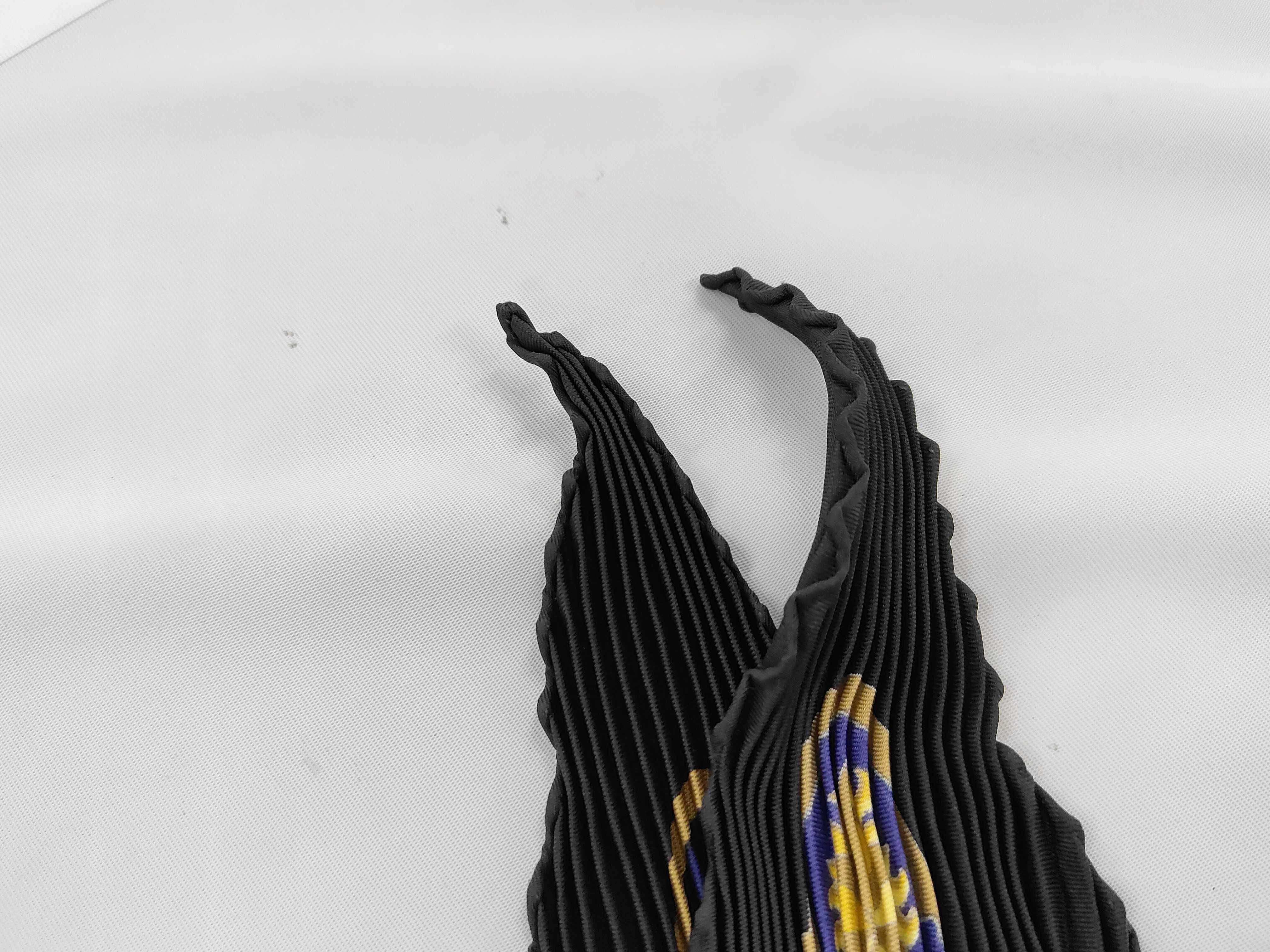 Hermes Plisse Soleils Pleated Silk Scarf with Original Box