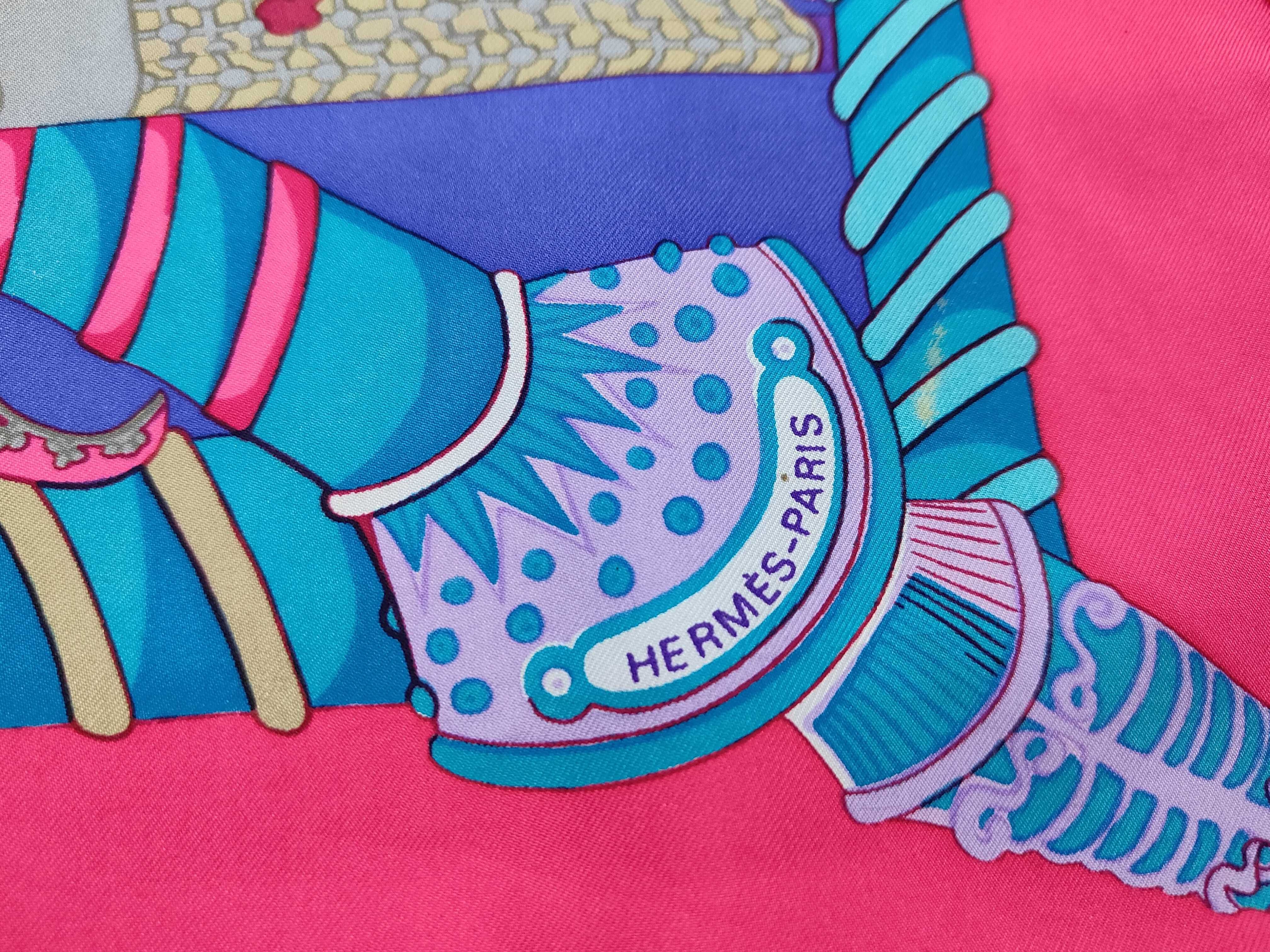 Hermes Etendards et Bannieres Silk Scarf