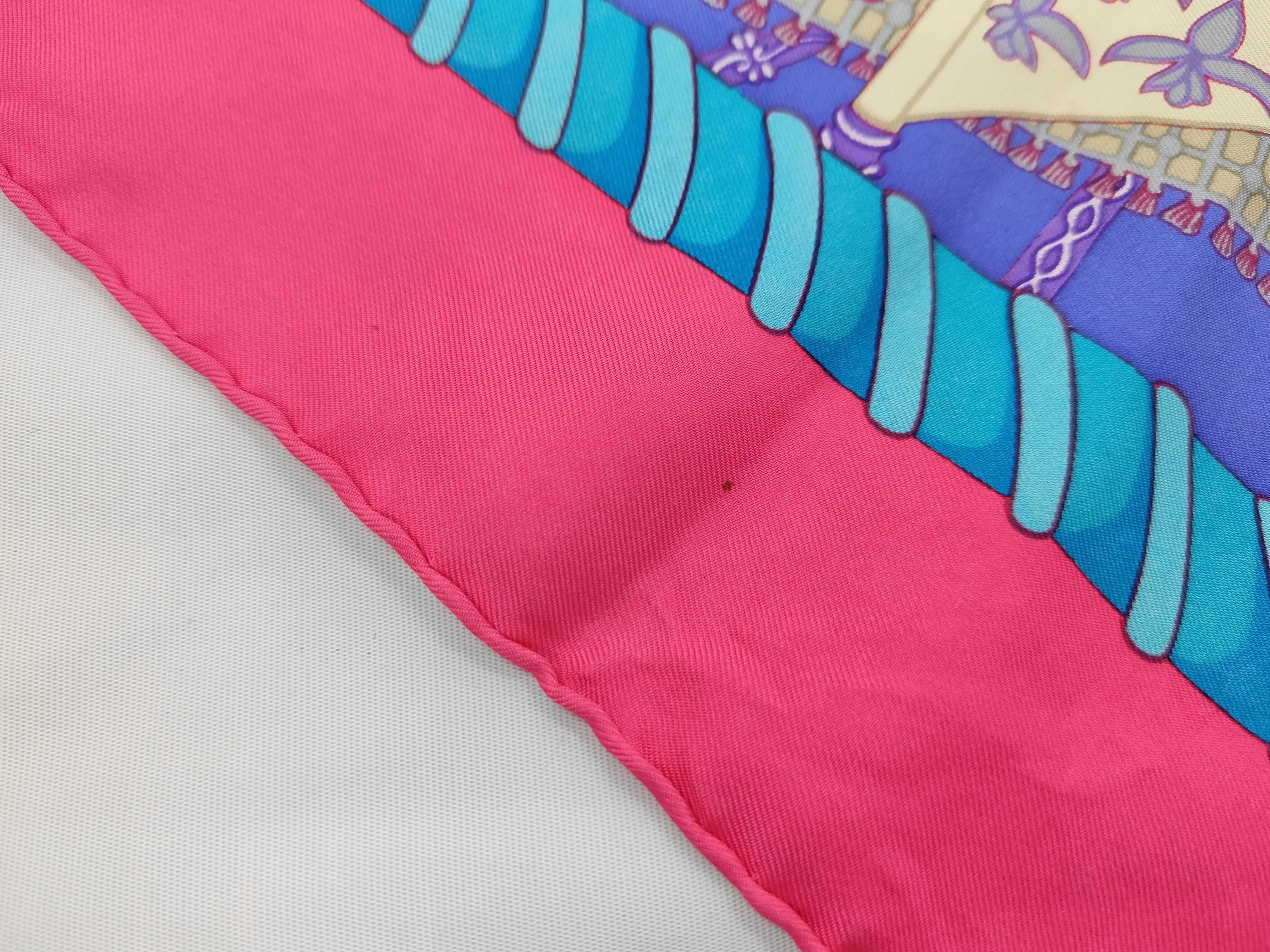 Hermes Etendards et Bannieres Silk Scarf