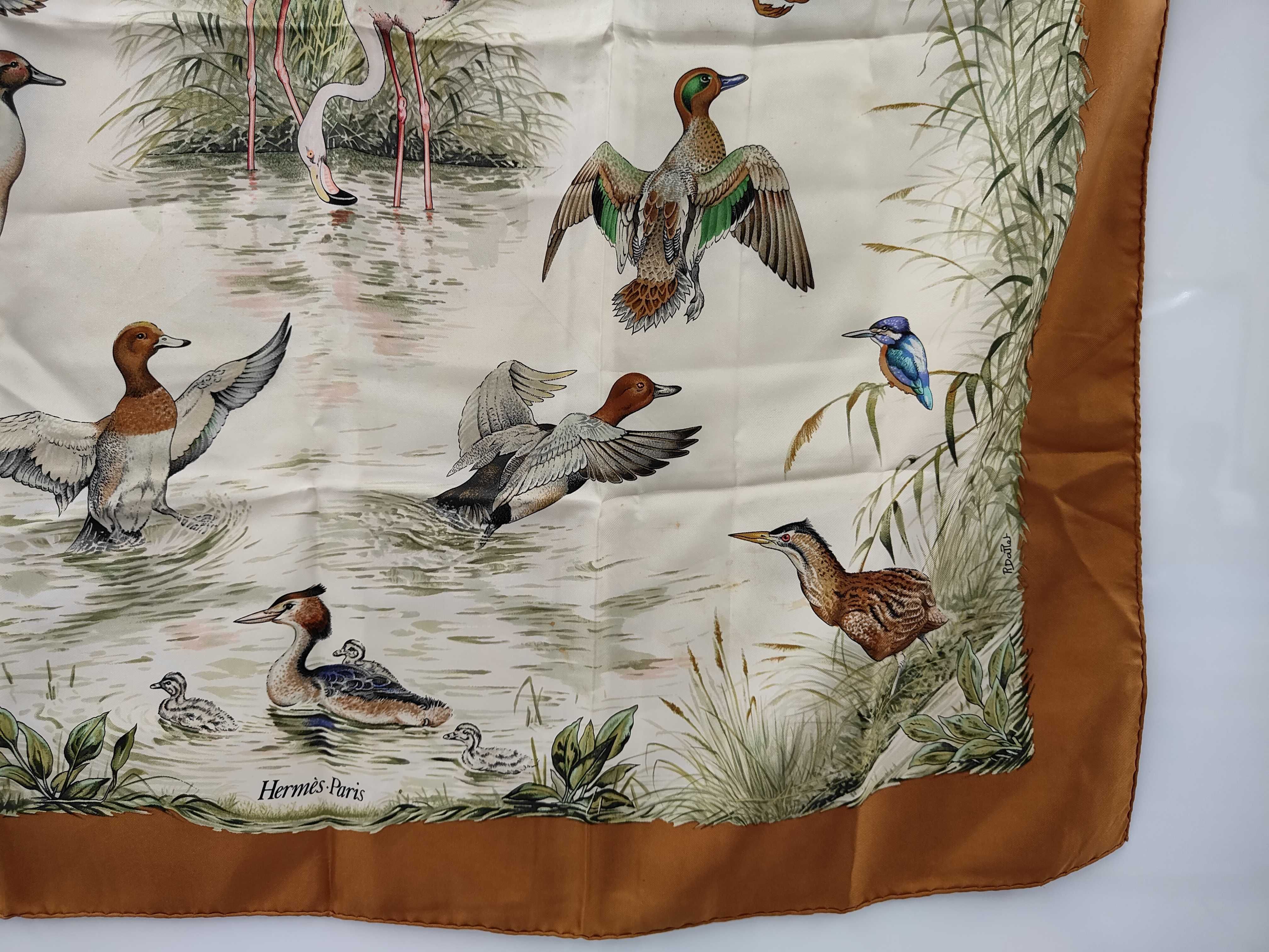 Hermes Silk Halte en Camargue Scarf by Robert Dallet