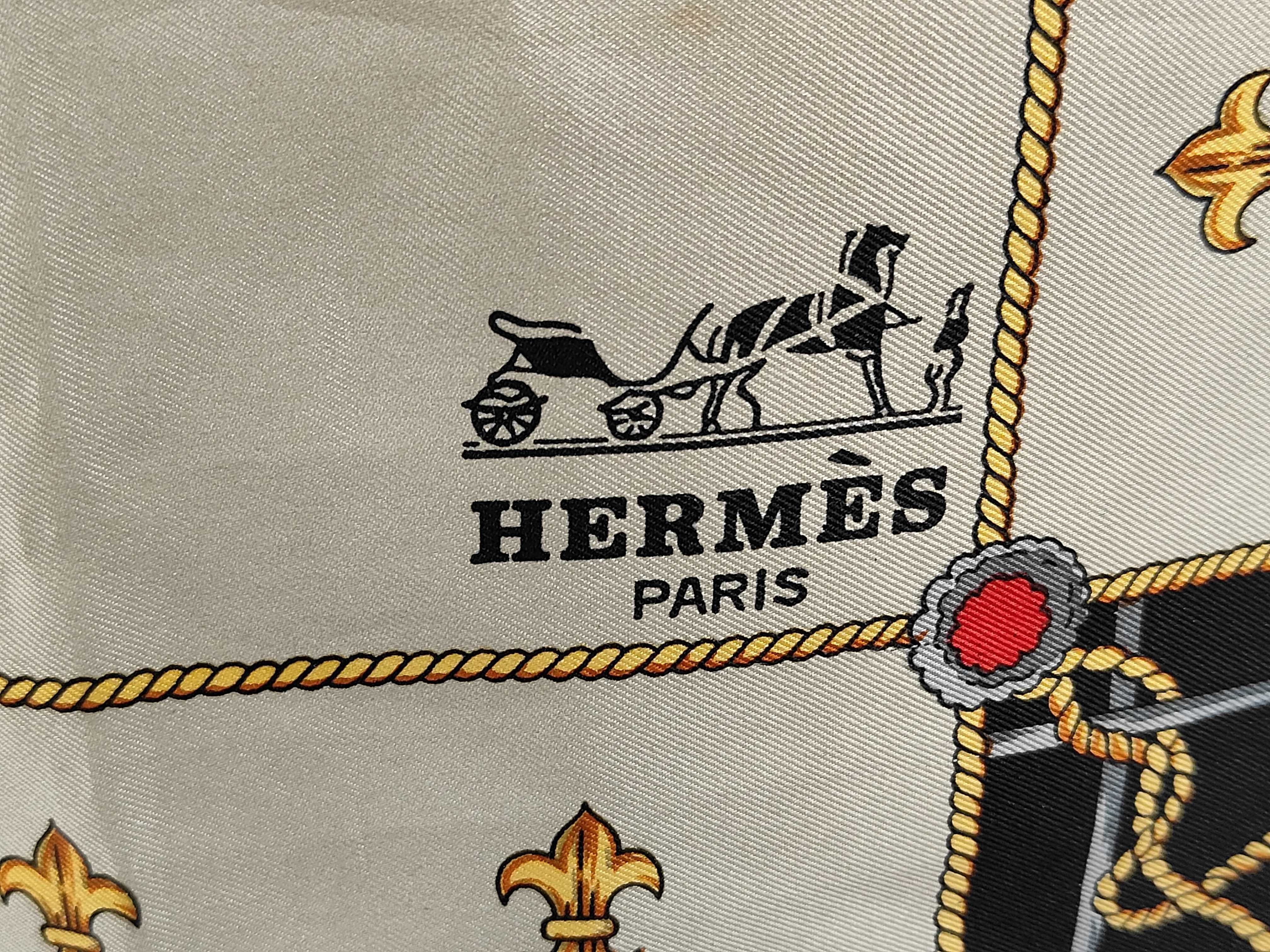 Hermes Ankunft Silk Carre 90 Scarf