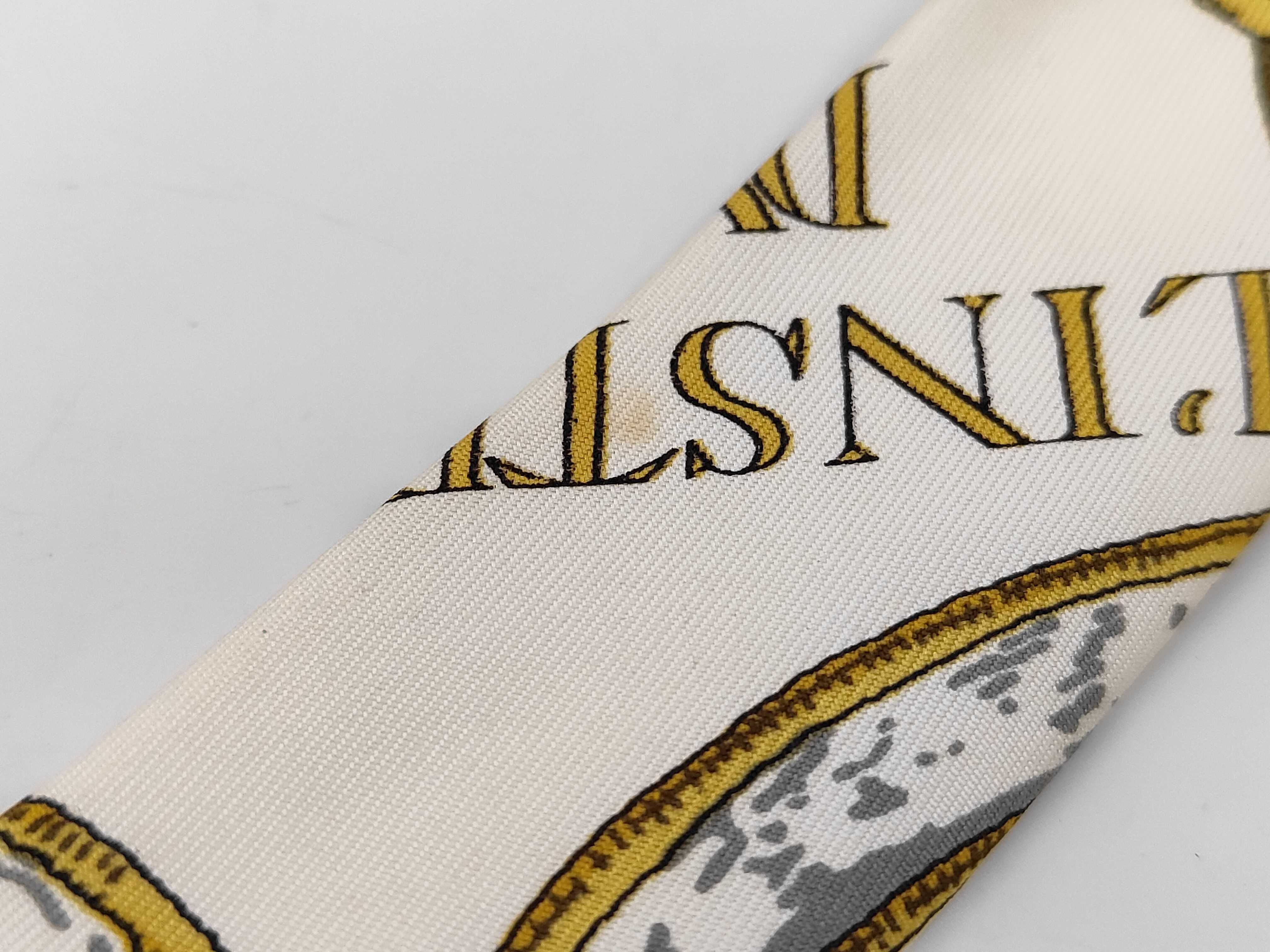 A Pair of Hermes Daimyo Silk Suspenders