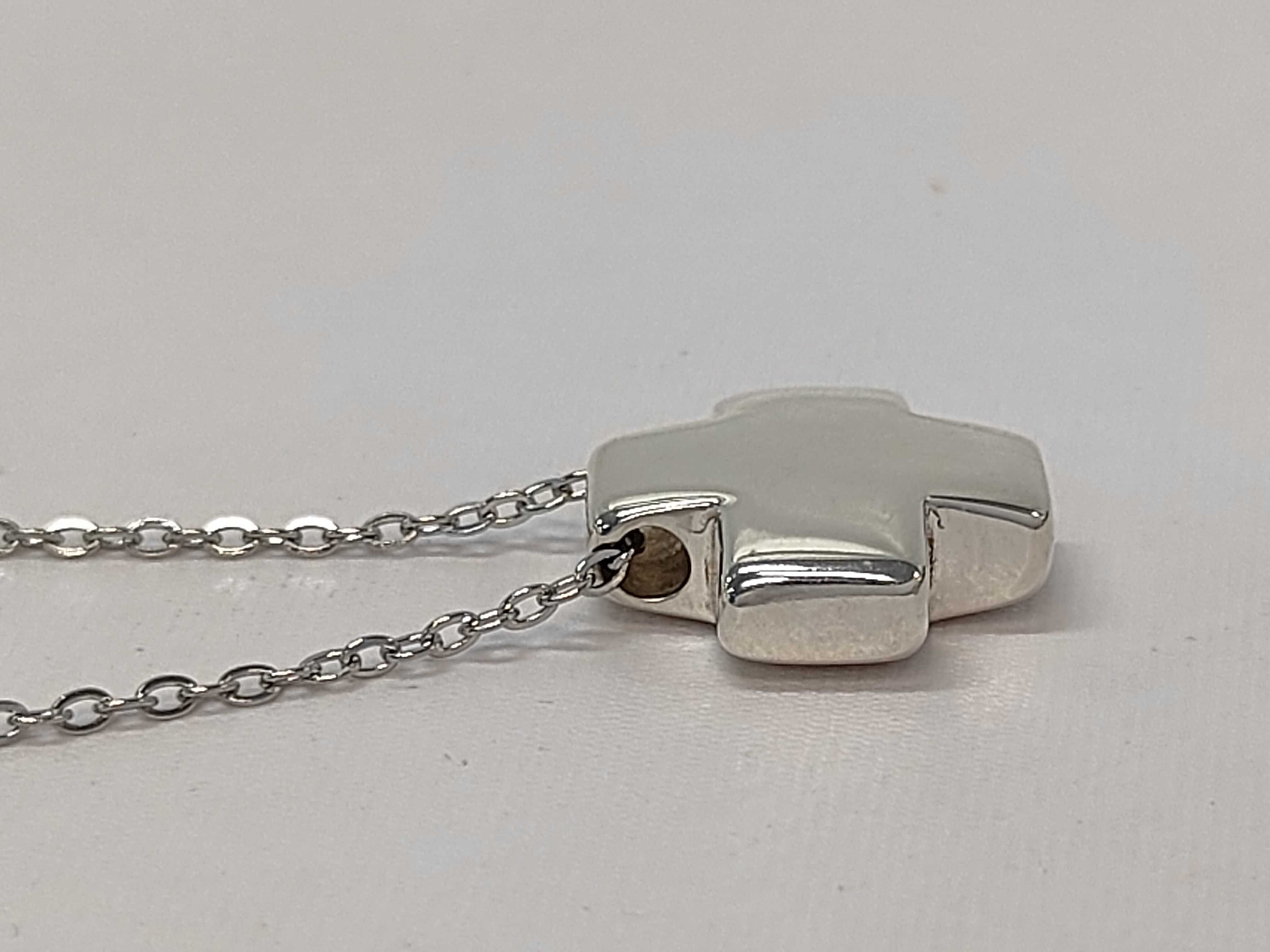 Tiffany & Co. Sterling Silver Roman Cross Pendant Necklace