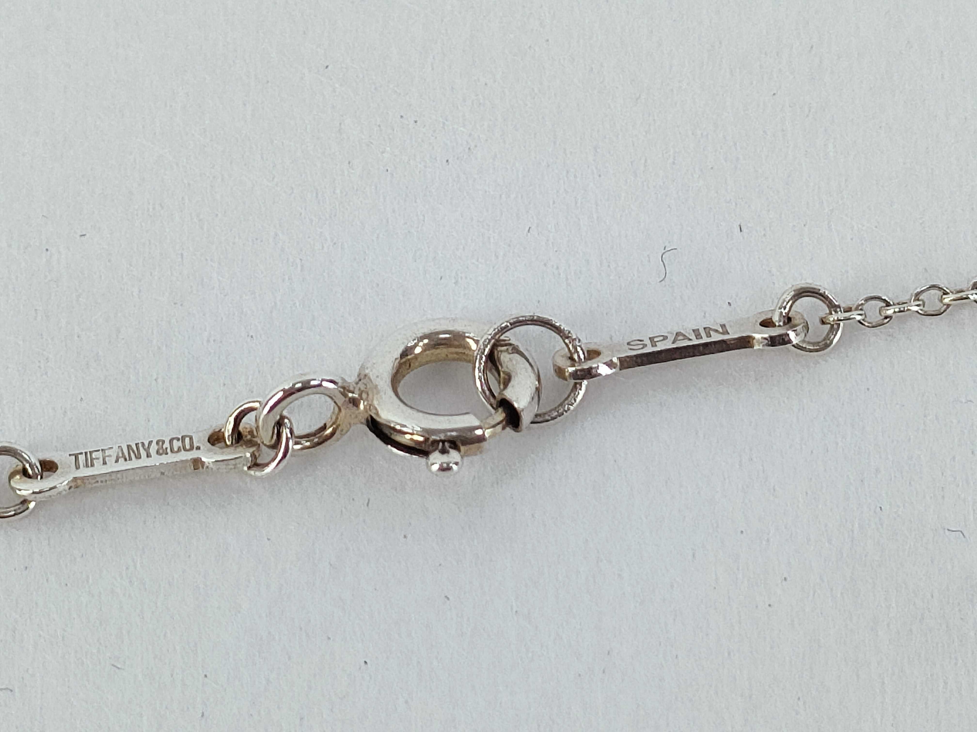 Tiffany and Co Elsa Peretti Sterling Silver Full Heart Pendant Necklace