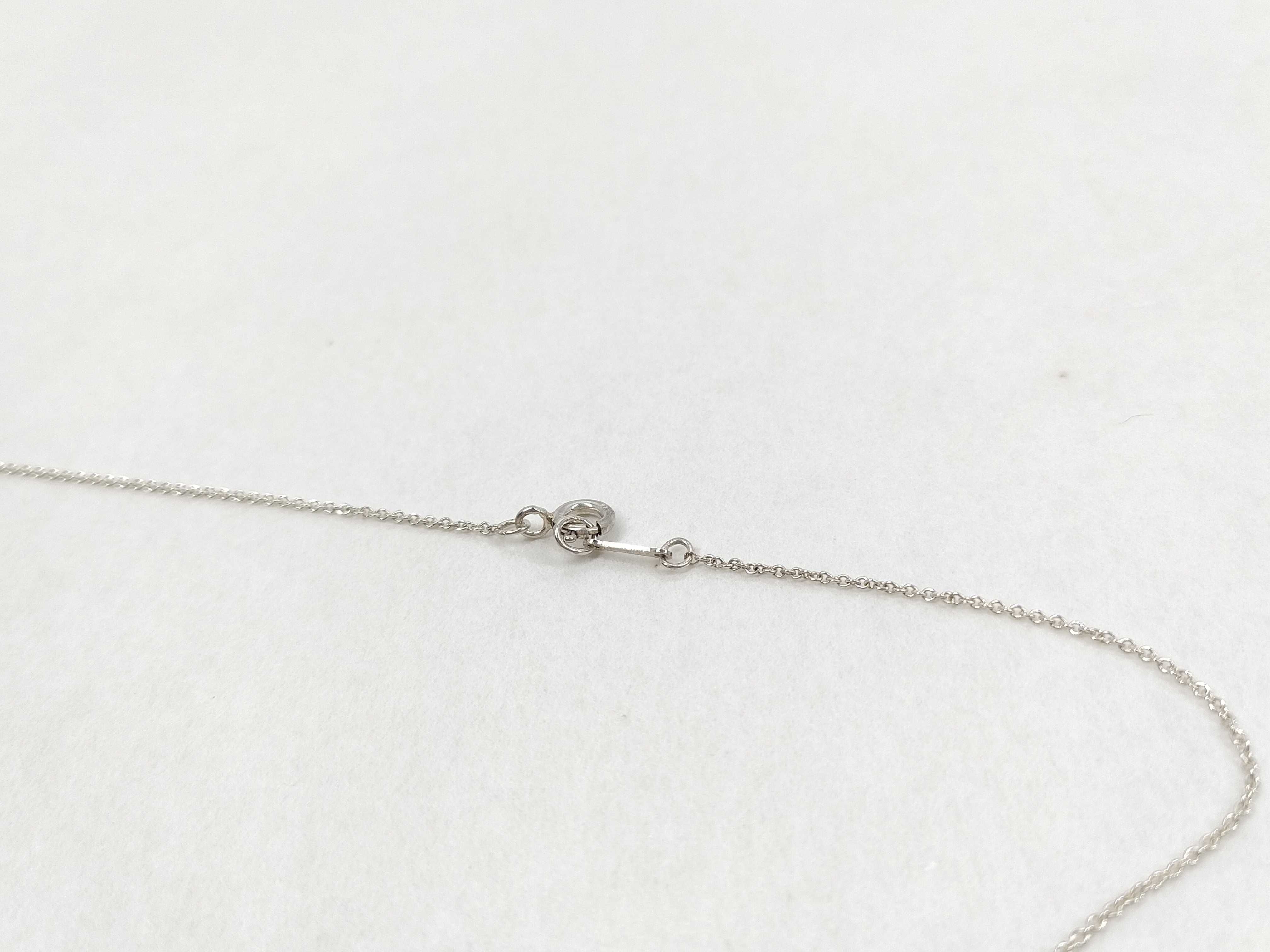Tiffany and Co. Elsa Peretti Sterling Silver Teardrop Pendant Necklace