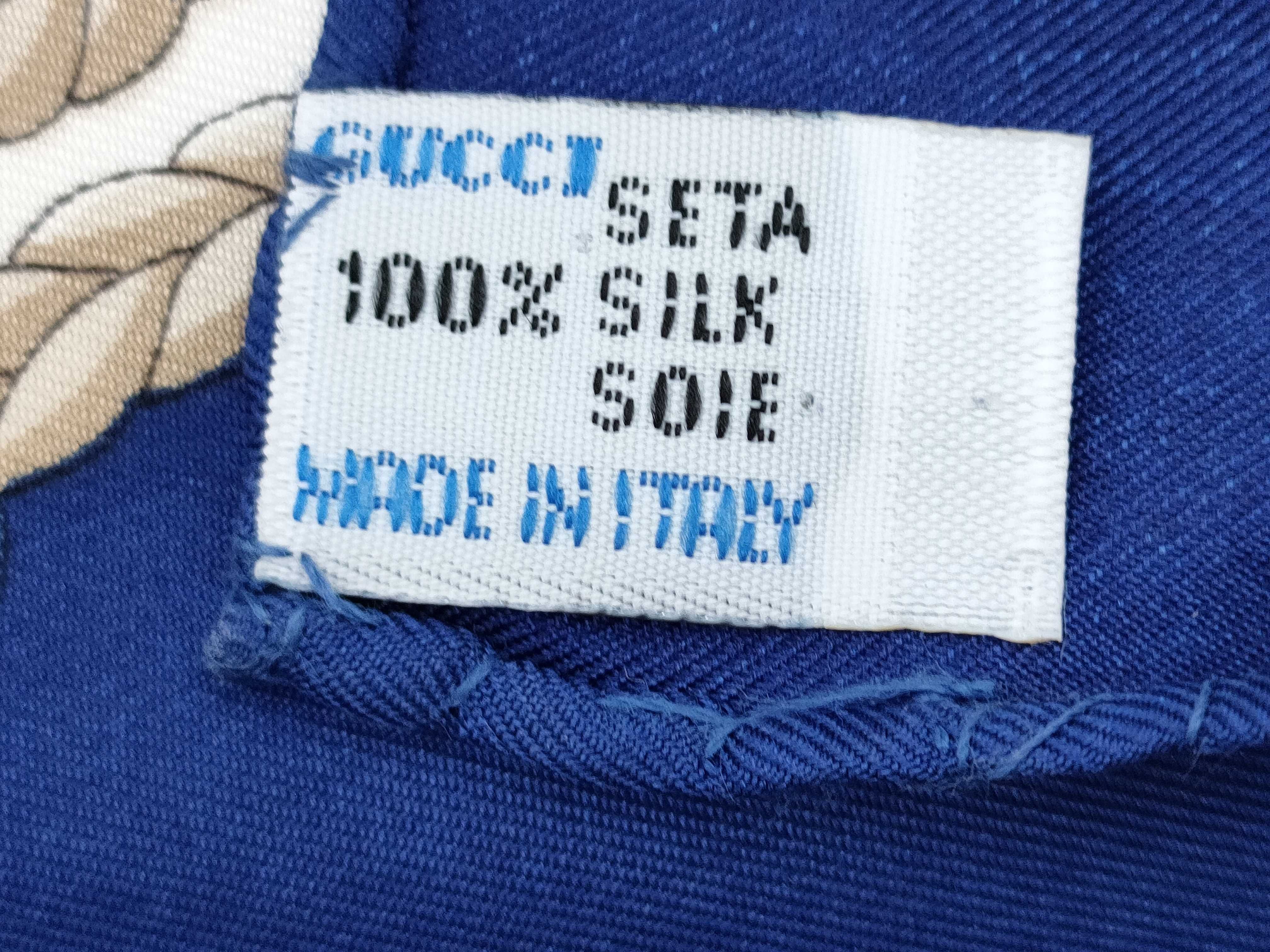 Gucci Vittorio Accornero Flora Silk Scarf