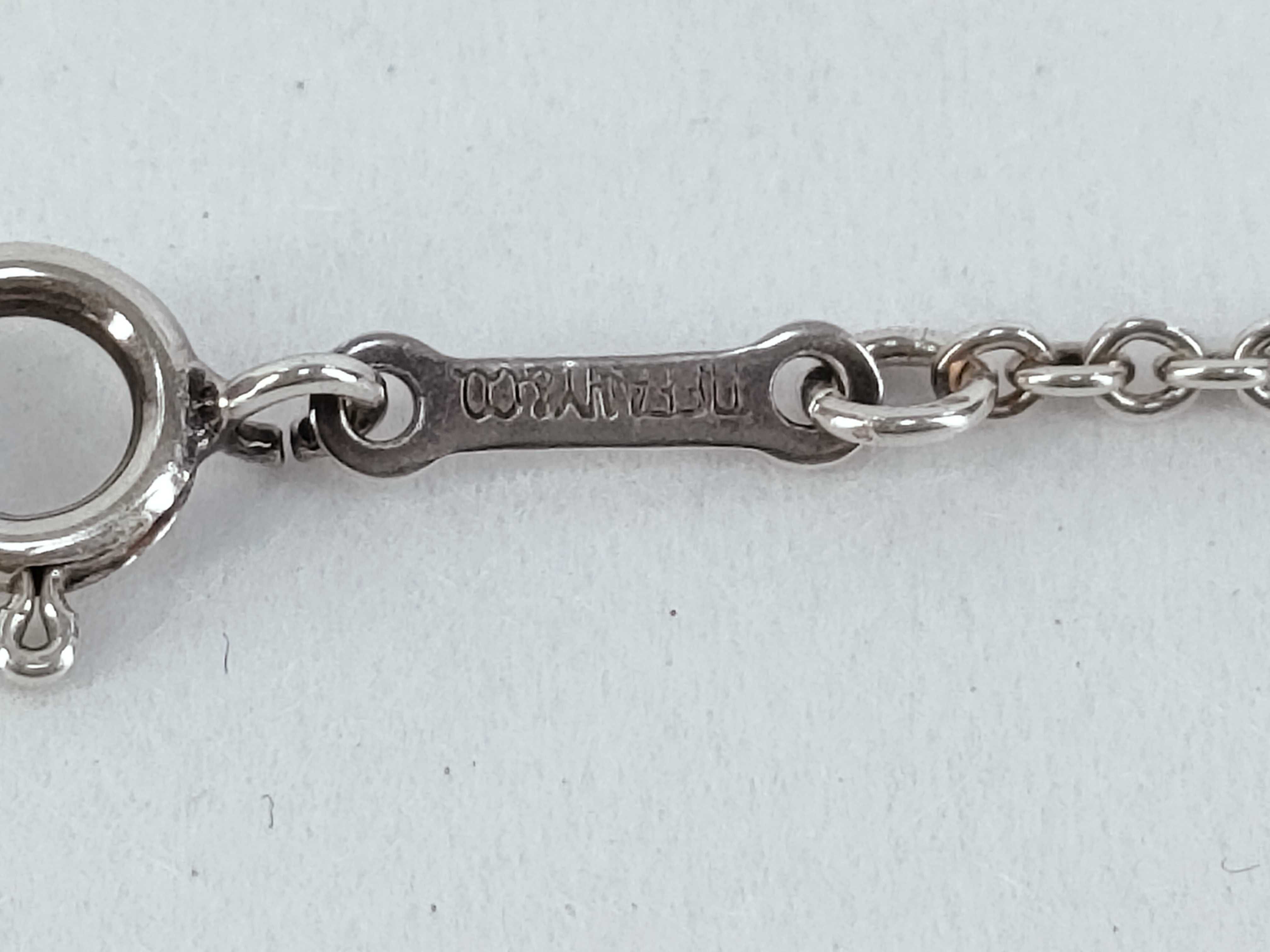 Tiffany and Co Elsa Peretti Sterling Silver Open Heart Pendant Necklace